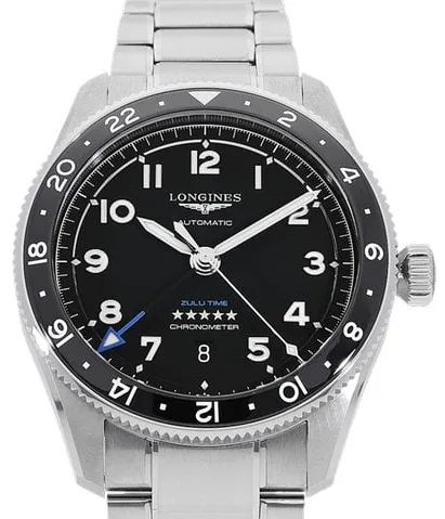 Longines Spirit L3.812.4.53.6 42mm Stainless steel Black