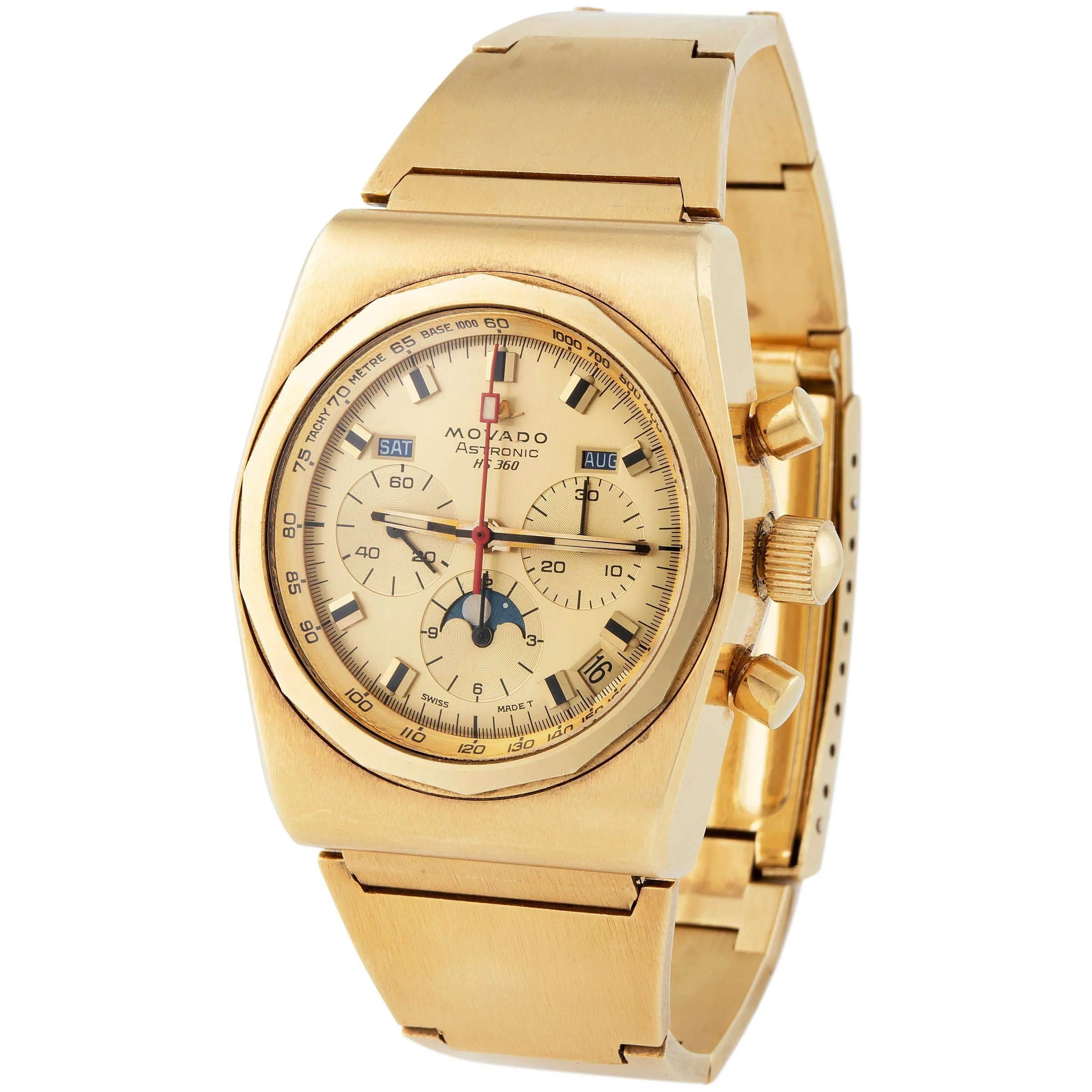 Movado 30.0010.436 45mm Yellow gold Champagne