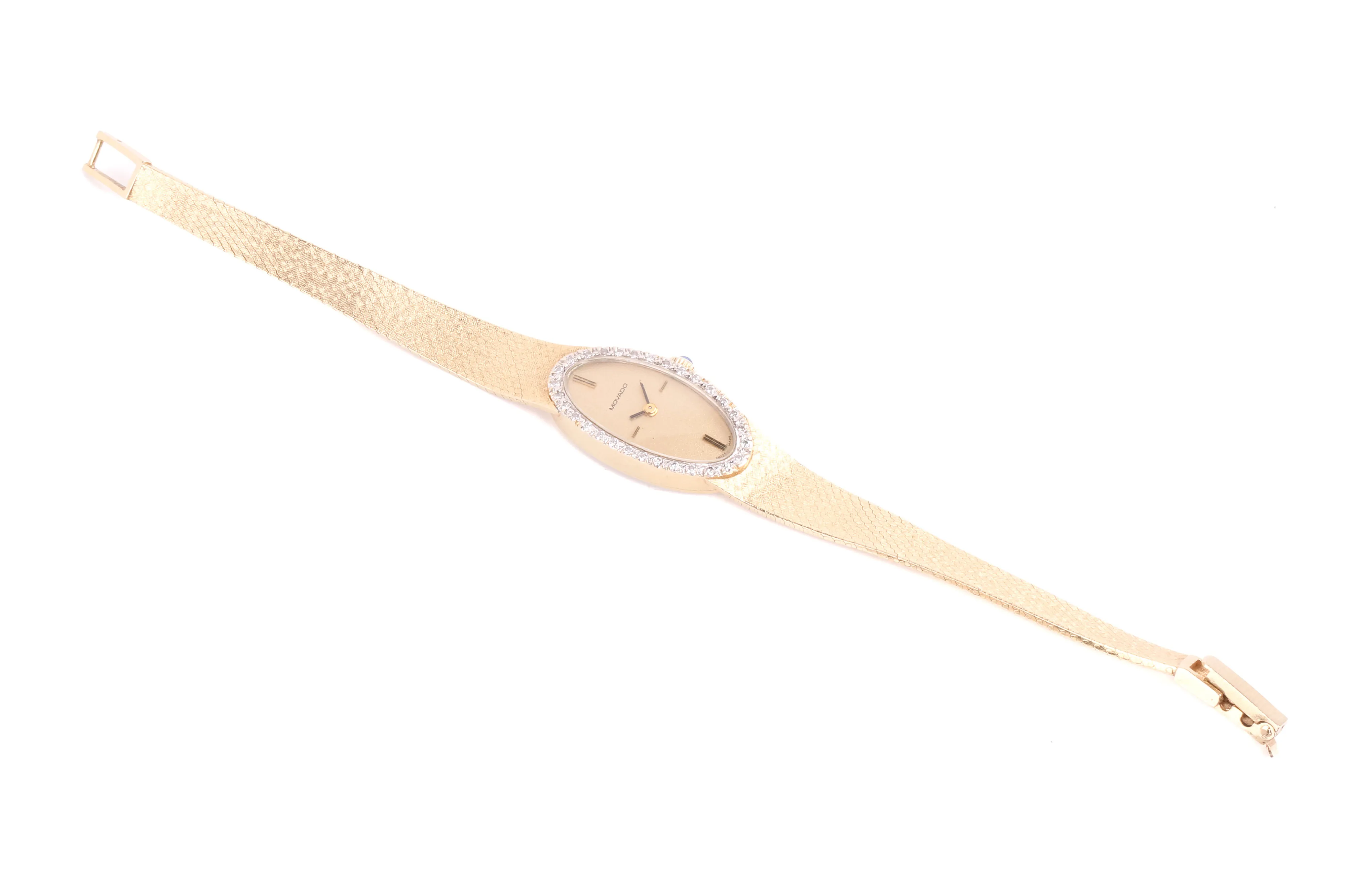 Movado TC 15mm Yellow gold Champagne 4