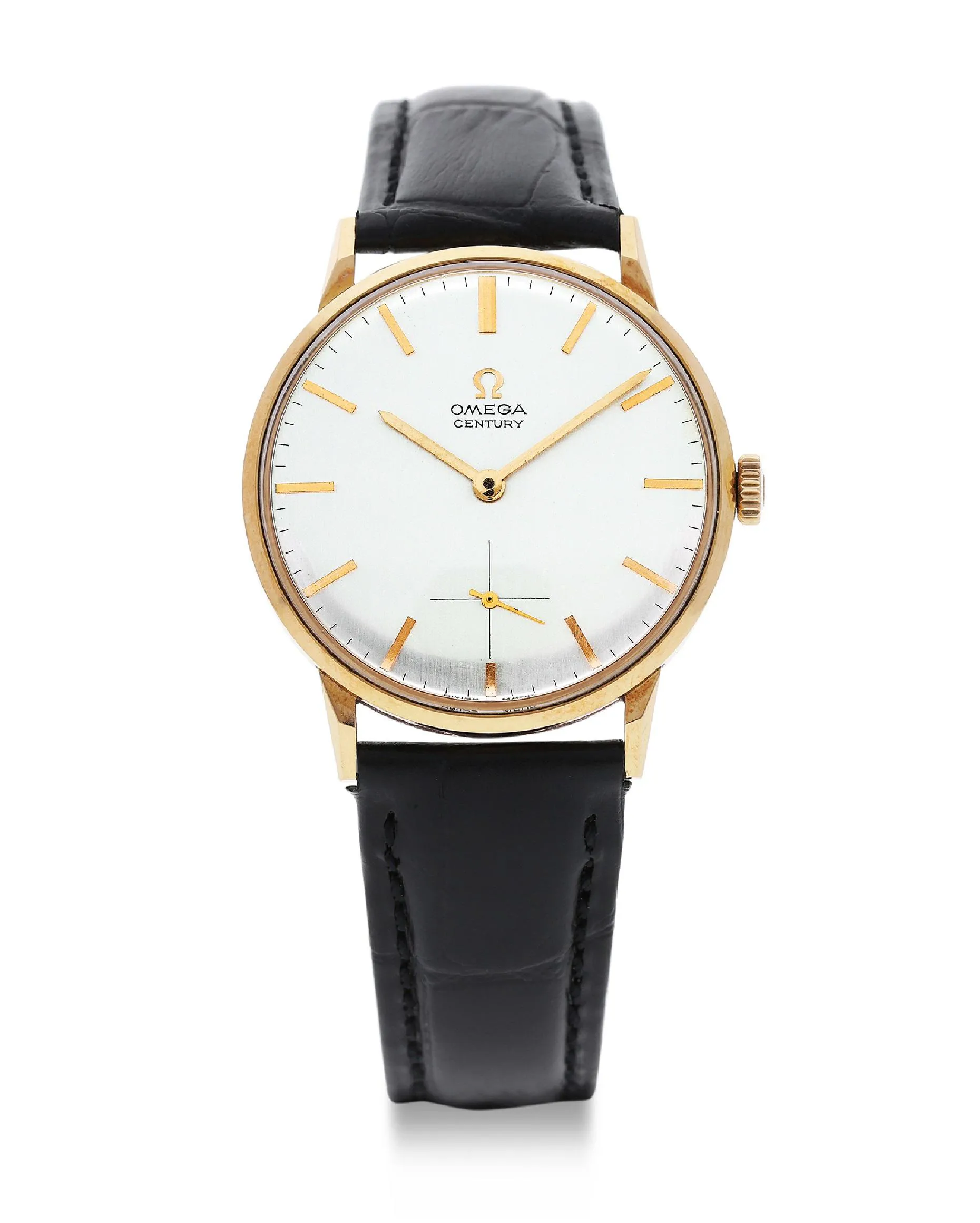 Omega 121.003 33mm Yellow gold Silver