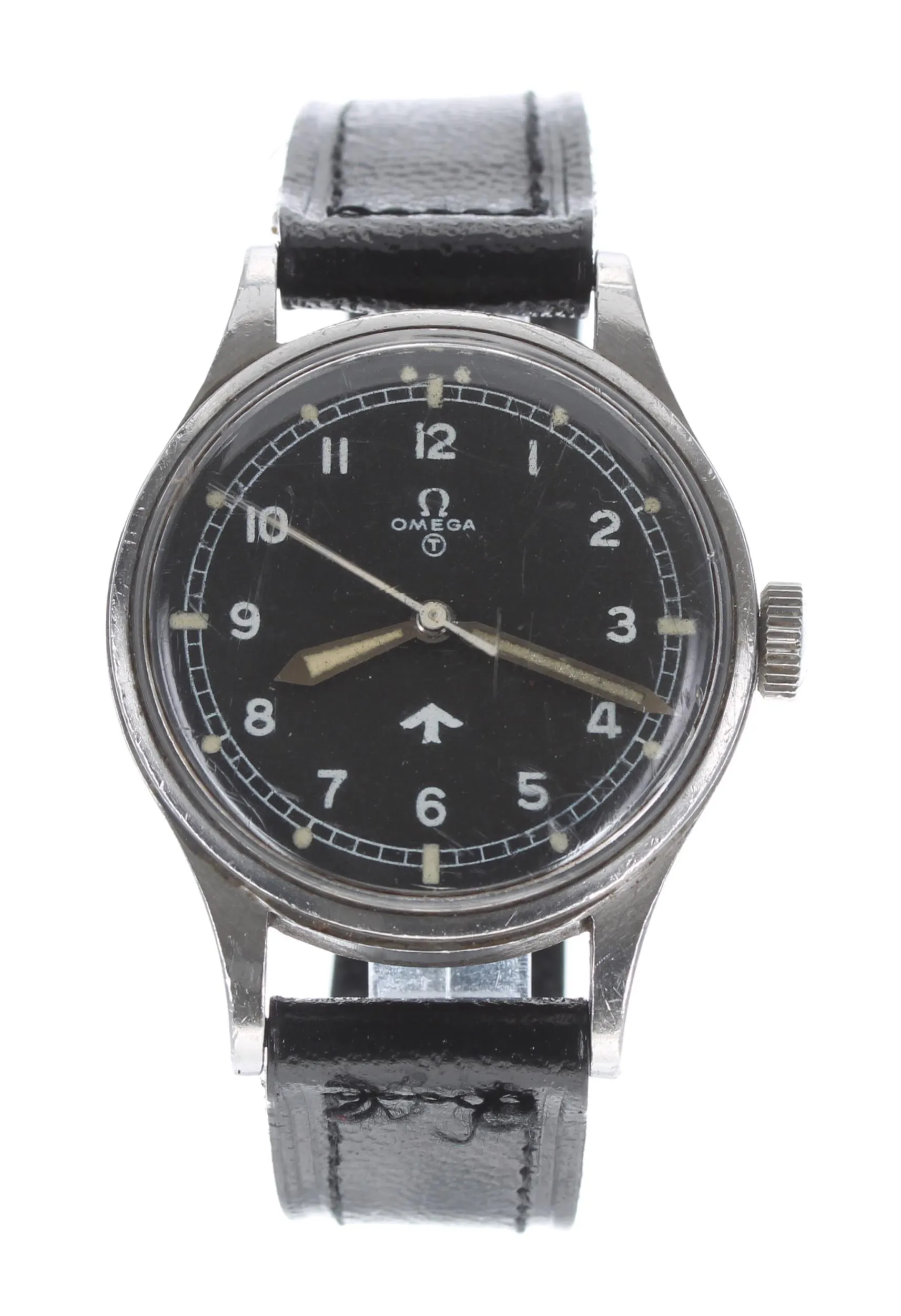 Omega 2777-1 37mm Stainless steel Black