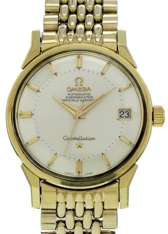 Omega Constellation 168.005 34mm Yellow gold and Stainless steel Silver