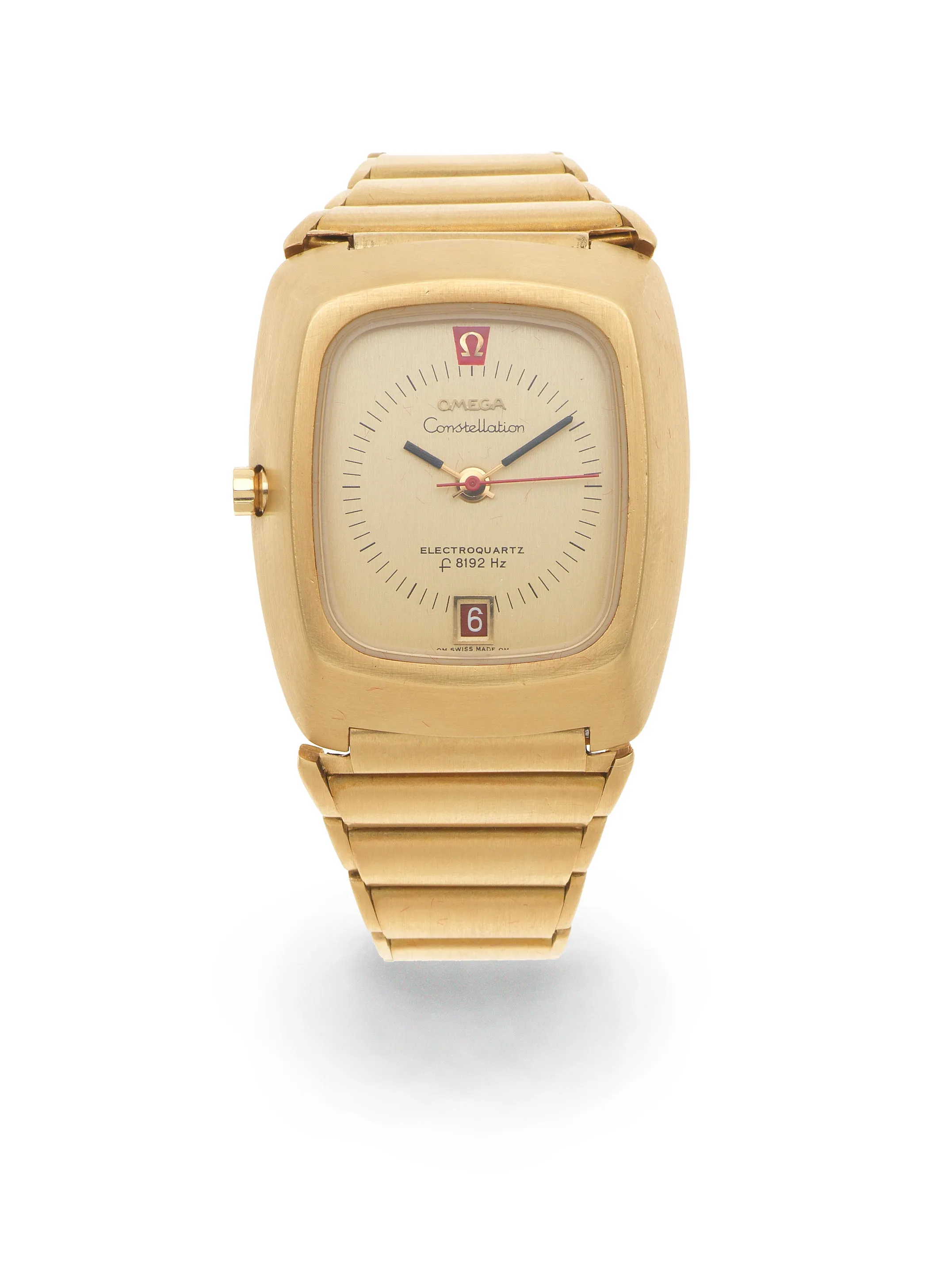 Omega Constellation 196.005 37mm Yellow gold Champagne