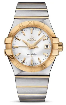 Omega Constellation Quartz 123.20.35.60.02.002 35mm Yellow gold and Stainless steel Silver