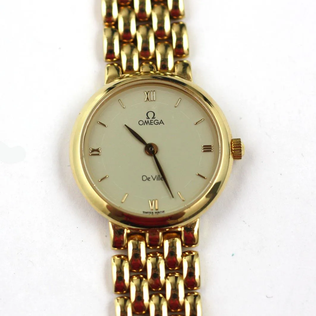 Omega De Ville Yellow gold Champagne