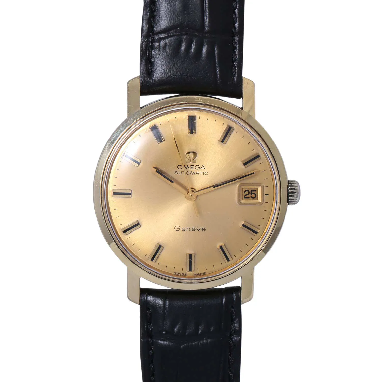 Omega Genève 1211 14mm Yellow gold Champagne