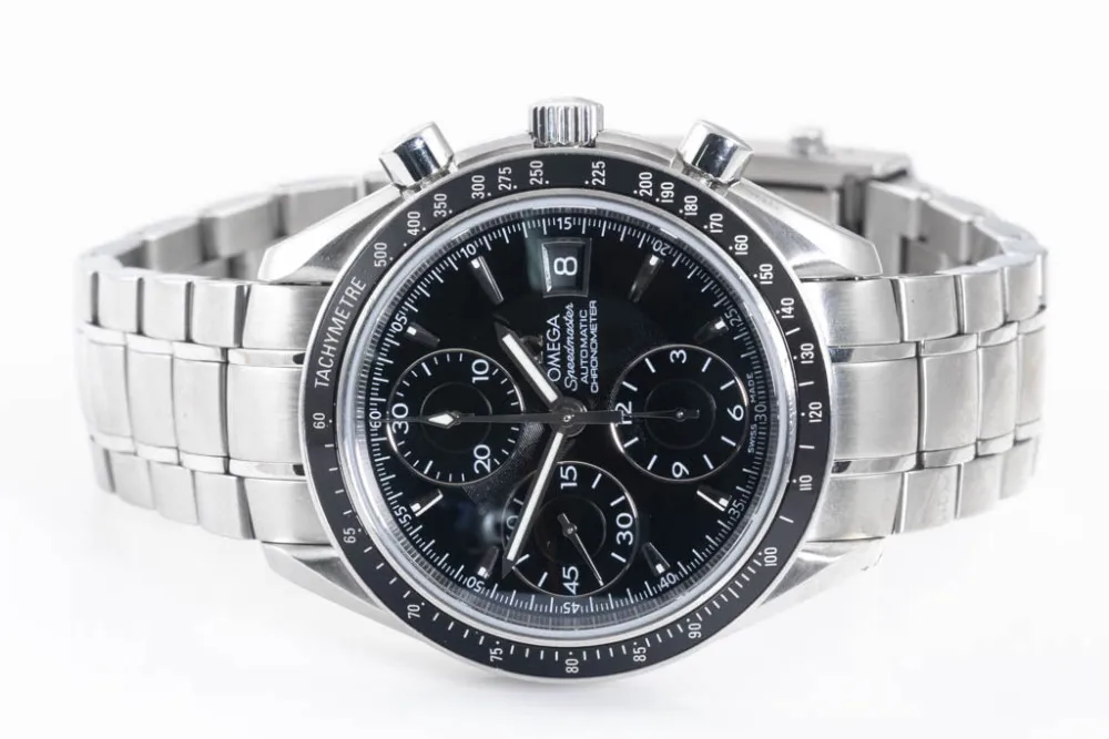 Omega Speedmaster Date 32105000 40mm Stainless steel Black