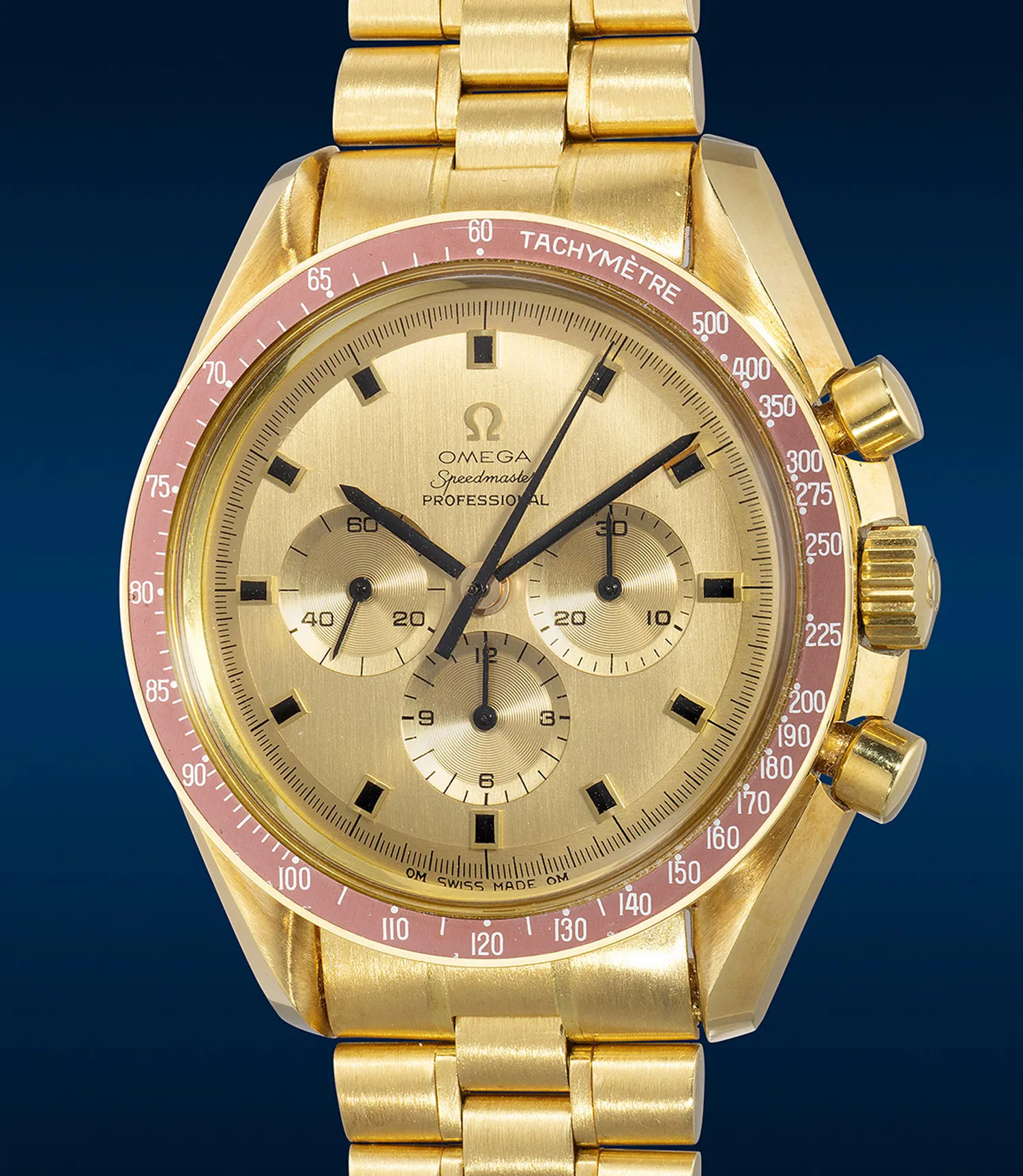 Omega Speedmaster BA 145.022 40mm Yellow gold Gold silvered