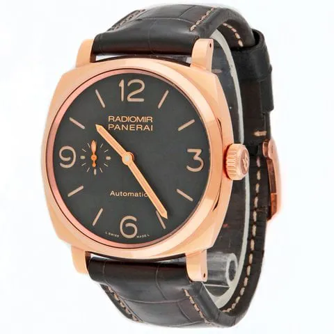 Panerai Radiomir 1940 PAM 00573 45mm Rose gold Brown