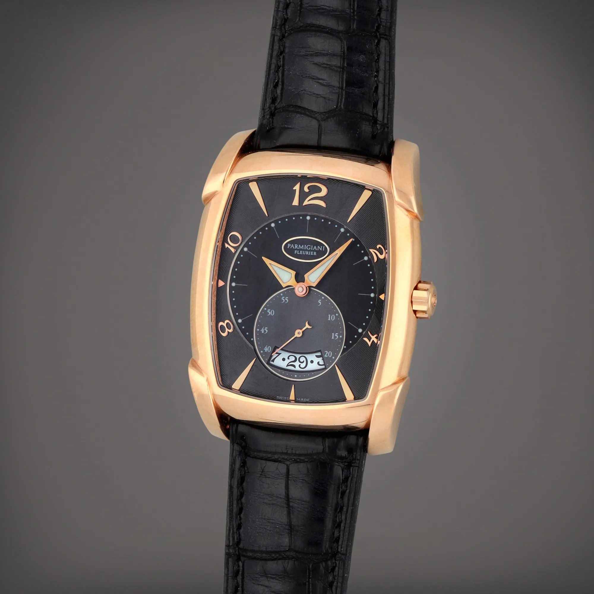 Parmigiani Fleurier Kalpa 33.5mm Rose gold Gray