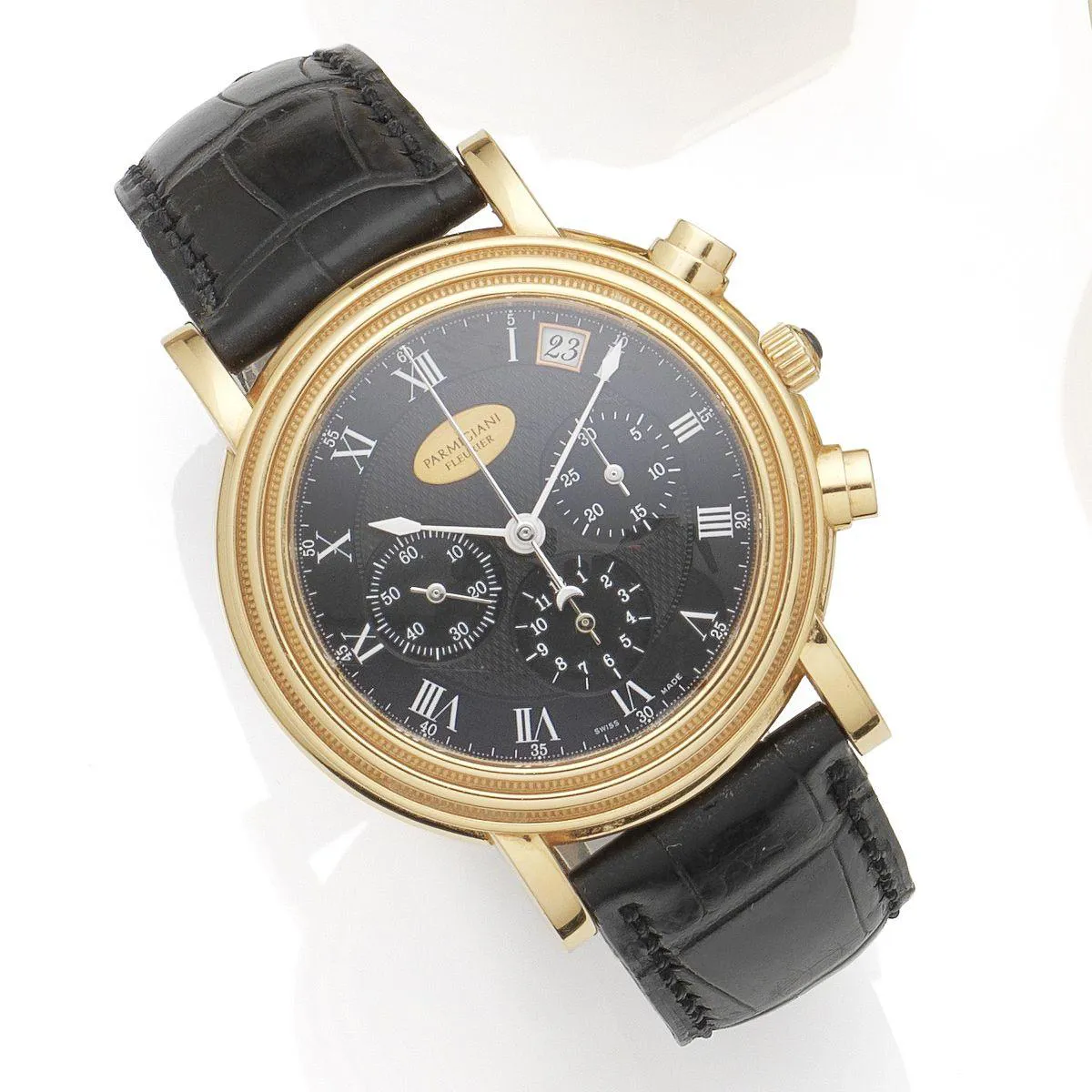 Parmigiani Fleurier Toric Chronograph C00940 40mm 18k Gold Black