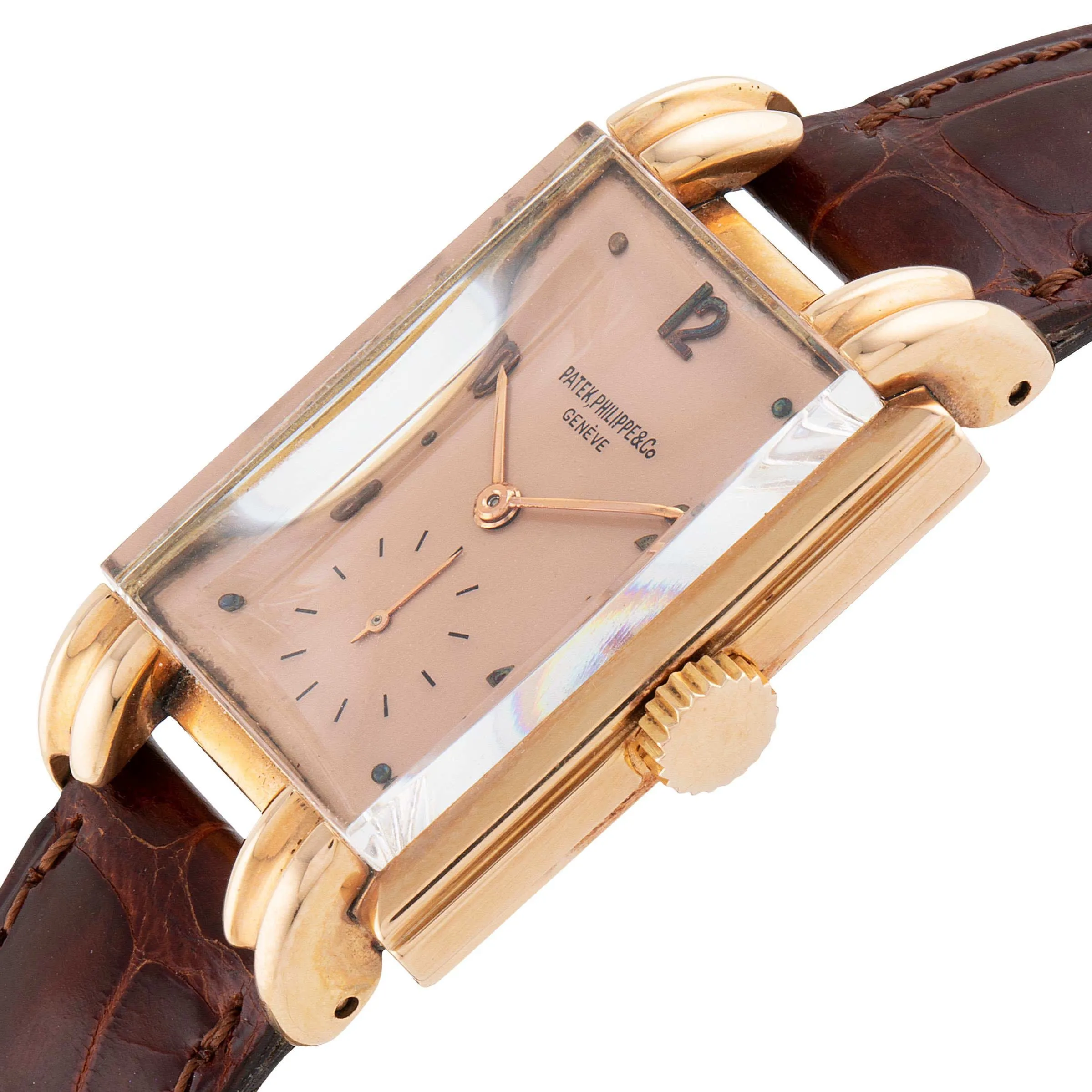 Patek Philippe 1480 30mm Rose gold Champagne 1