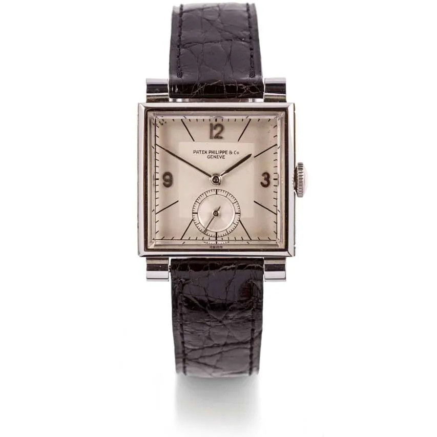 Patek Philippe 1485 26mm Stainless steel White