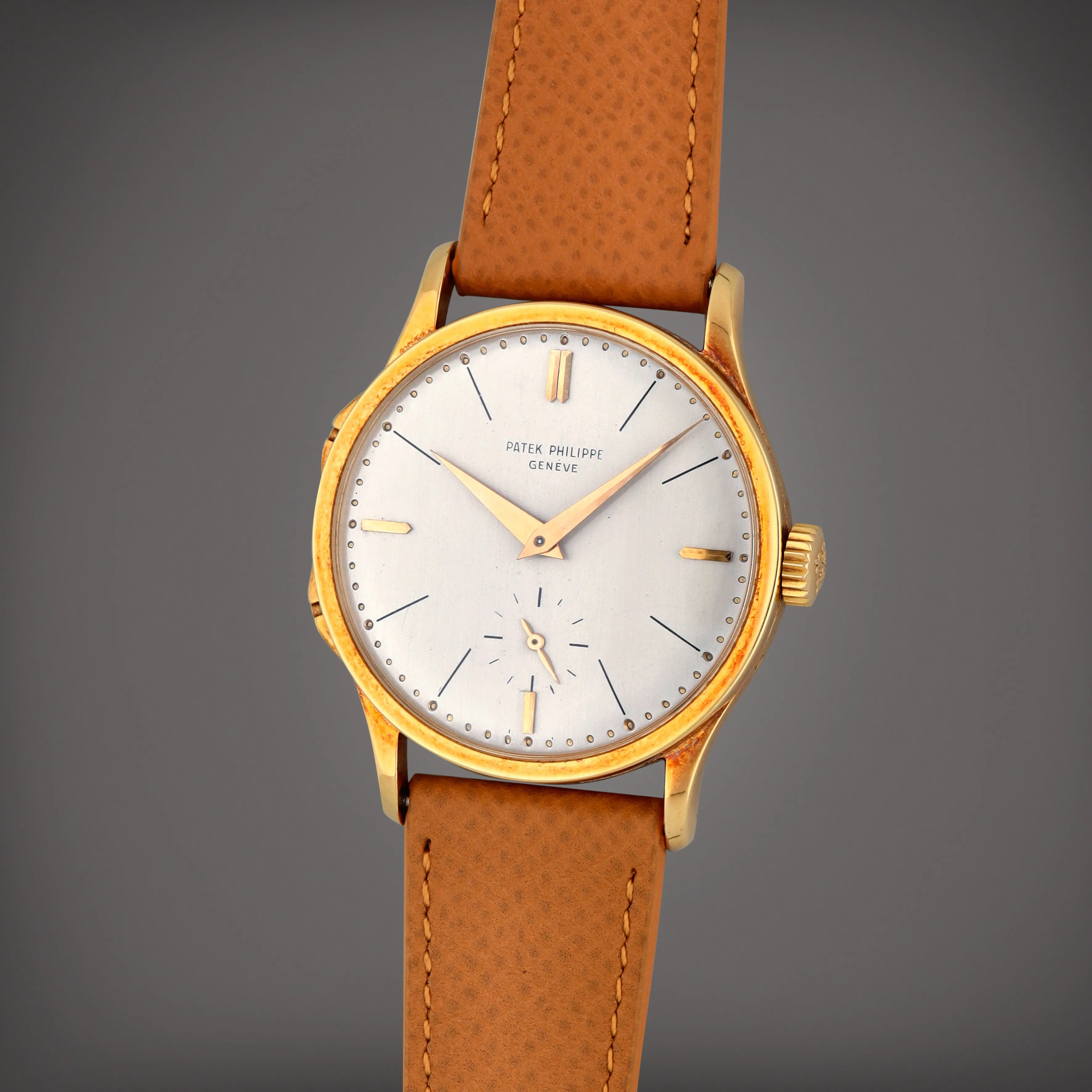 Patek Philippe Calatrava 2597 35mm Yellow gold Guilloché