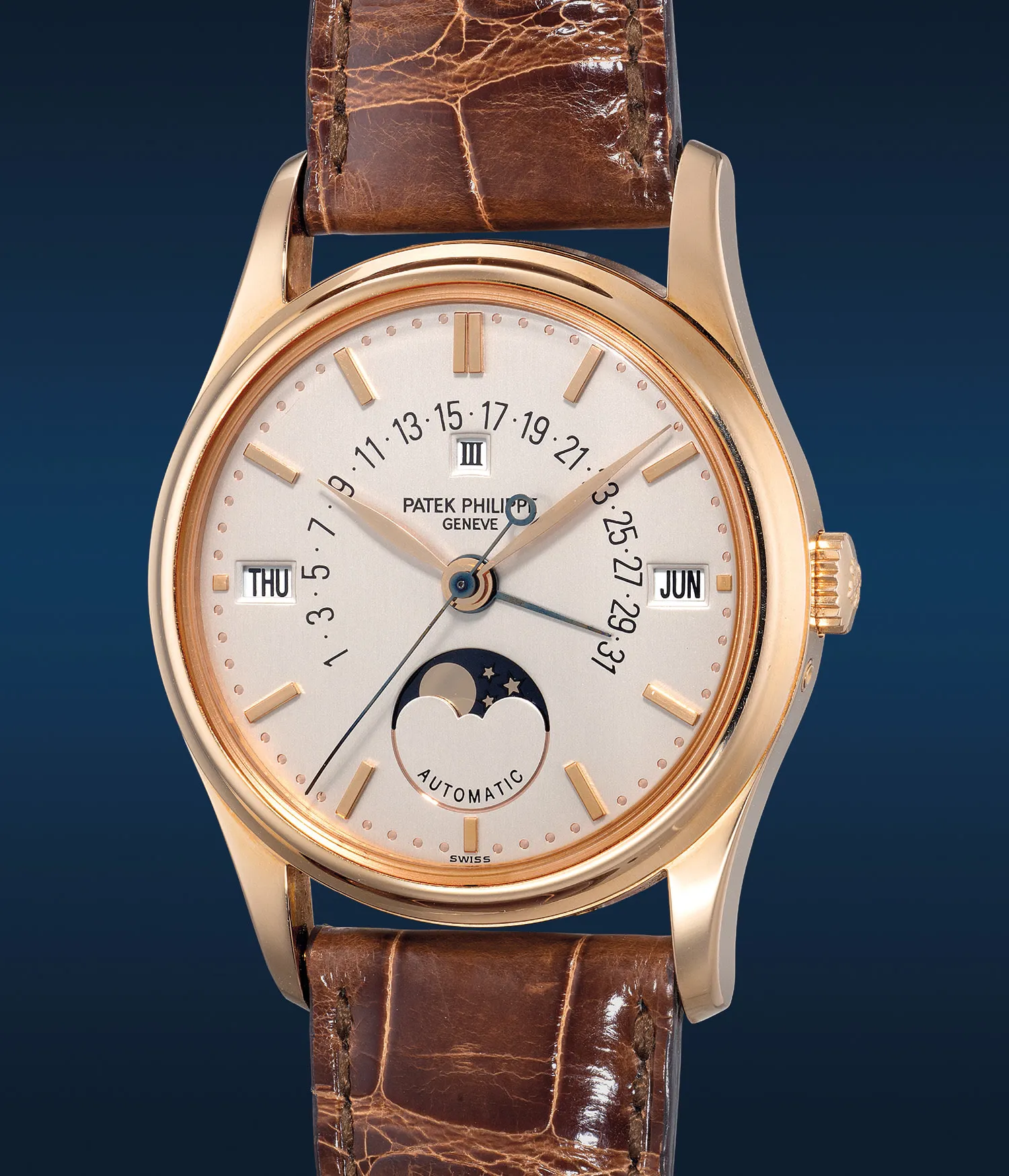 Patek Philippe 5050R-012 35mm Rose gold Silver