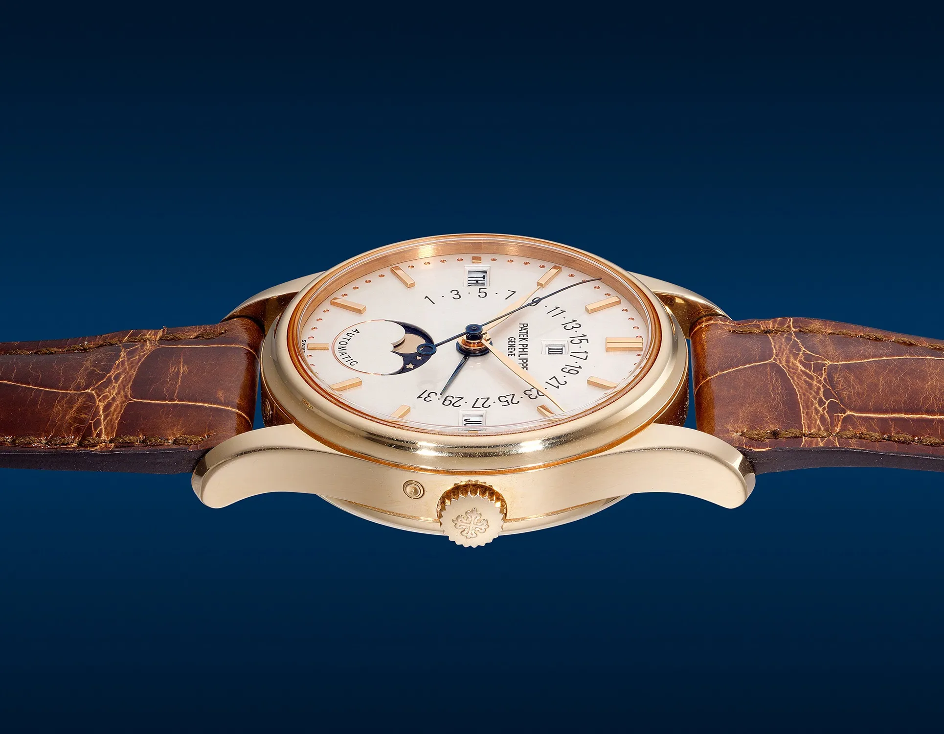 Patek Philippe 5050R-012 35mm Rose gold Silver 3