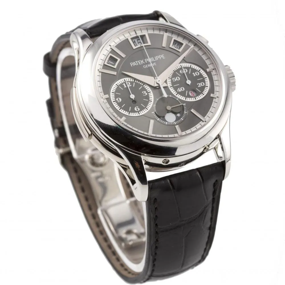 Patek Philippe Minute Repeater Perpetual Calendar Chronograph 5208 42mm Platinum Black 3