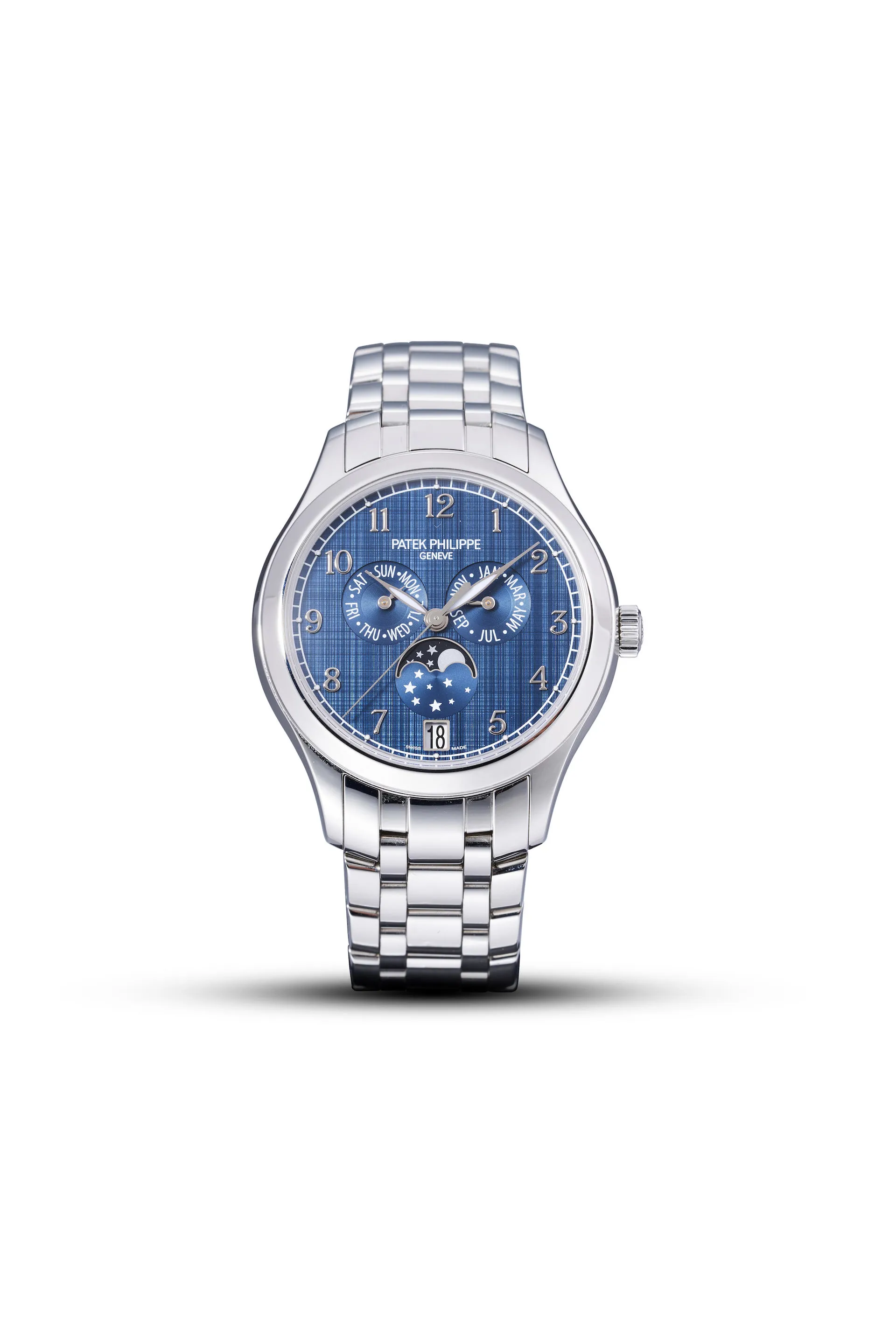 Patek Philippe Annual Calendar 4947/1A-001 38mm Stainless steel Blue 1