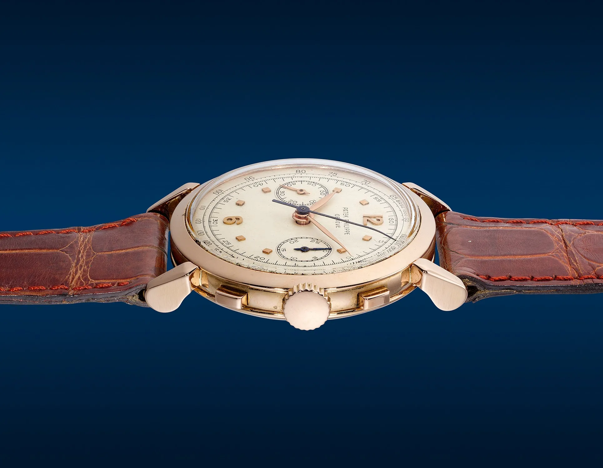 Patek Philippe Chronograph 1579 36mm Rose gold Cream 3