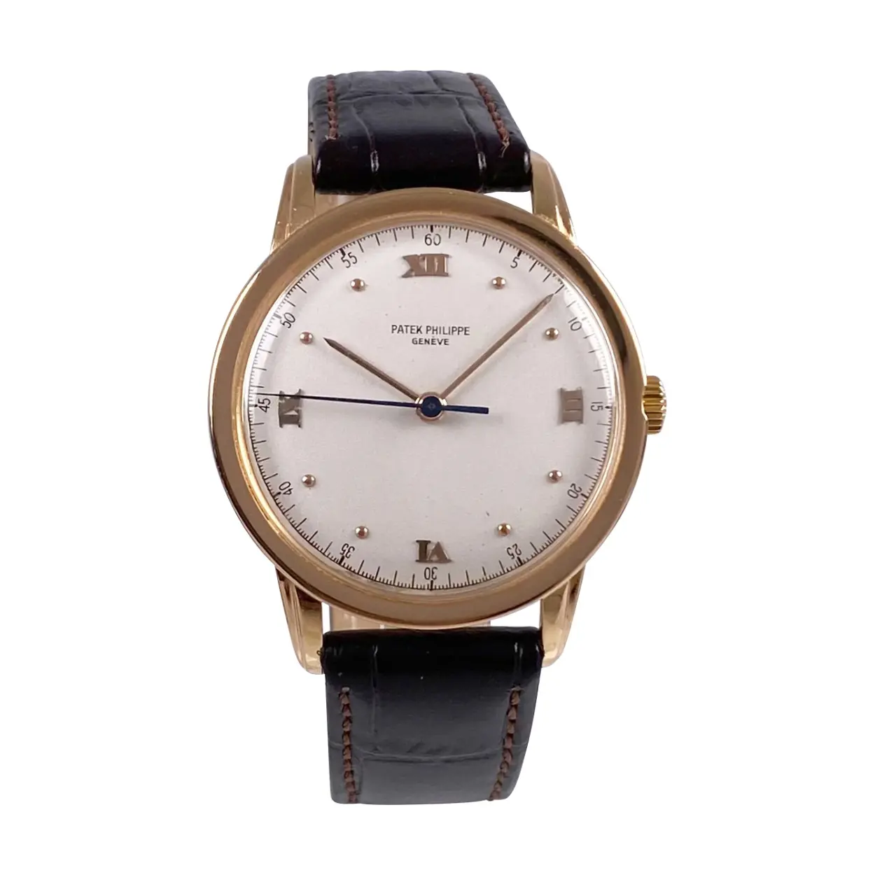 Patek Philippe Calatrava 2481 36mm Rose gold Silver 9