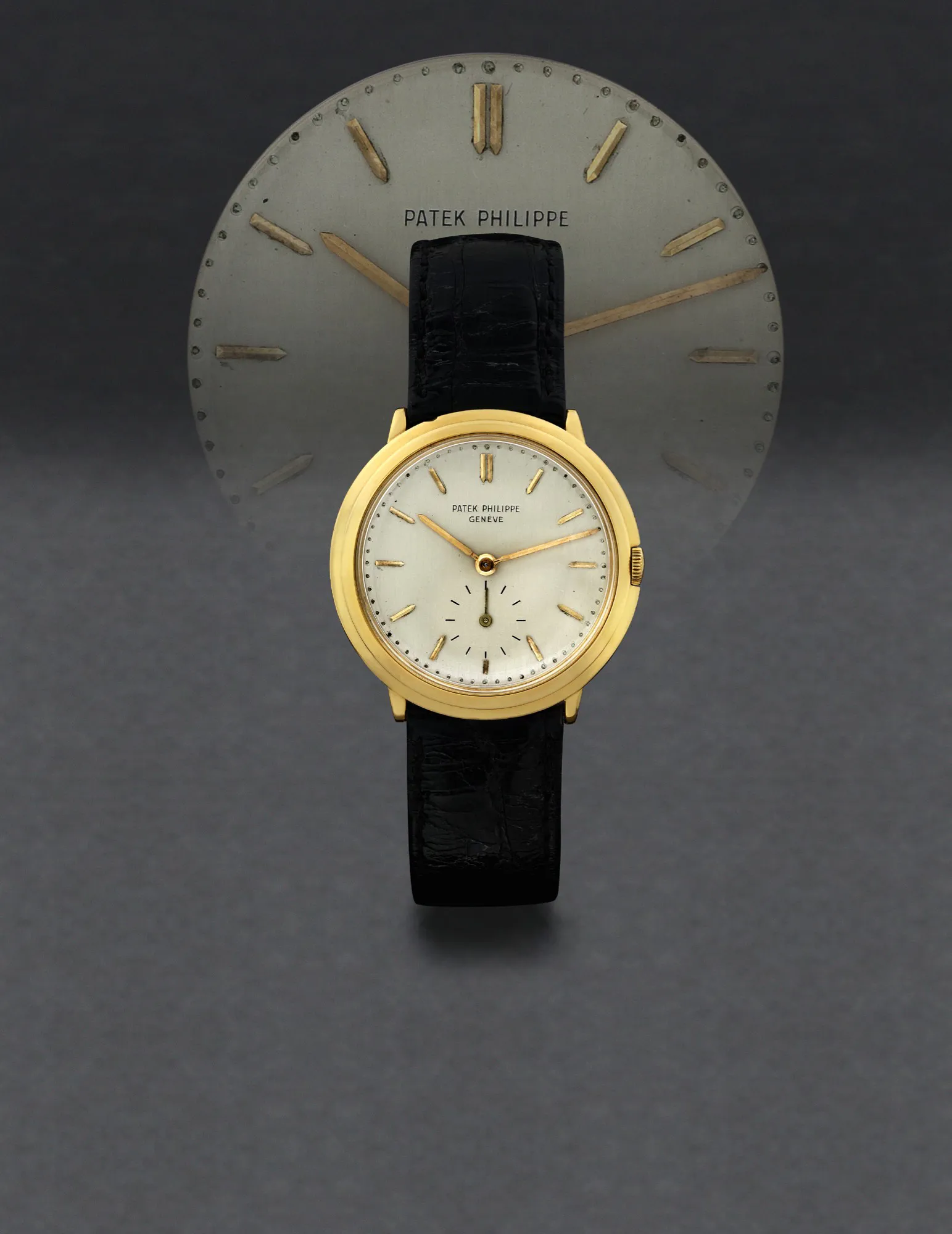 Patek Philippe Calatrava 2501/1 34mm Yellow gold Silver