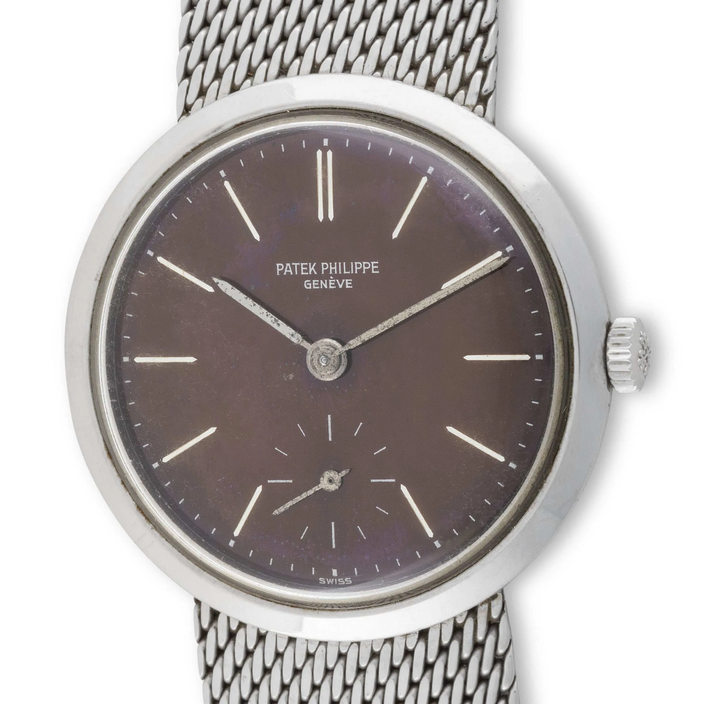 Patek Philippe Calatrava 3418 34mm Stainless steel Brown