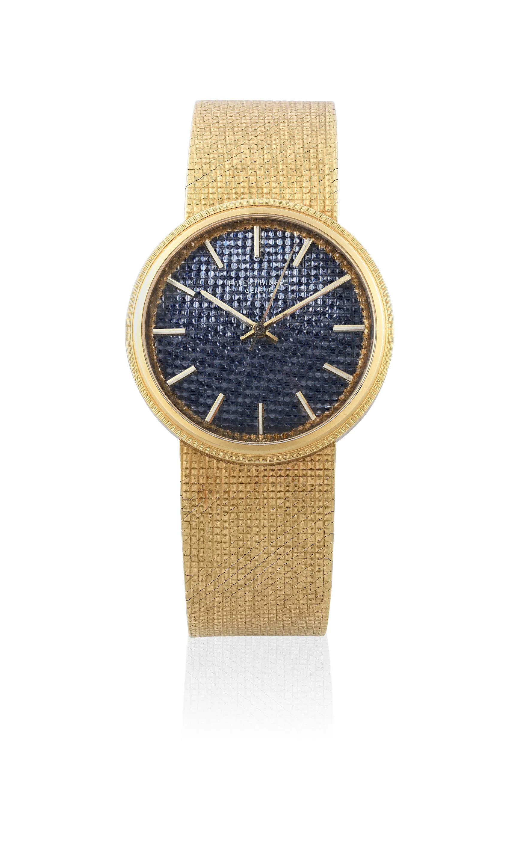 Patek Philippe Calatrava 3563/3 35mm Yellow gold Blue