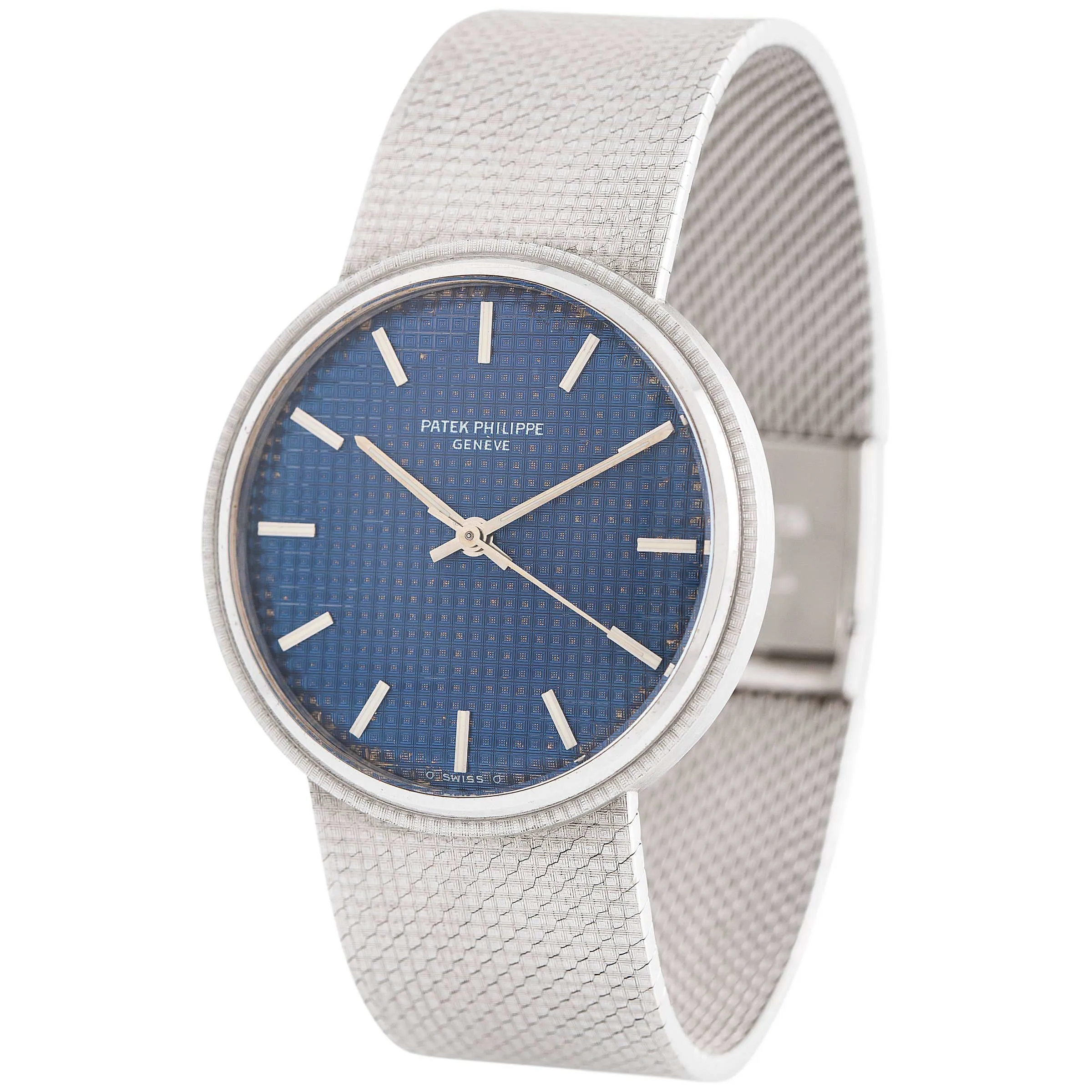 Patek Philippe Calatrava 3563 35mm White gold Blue