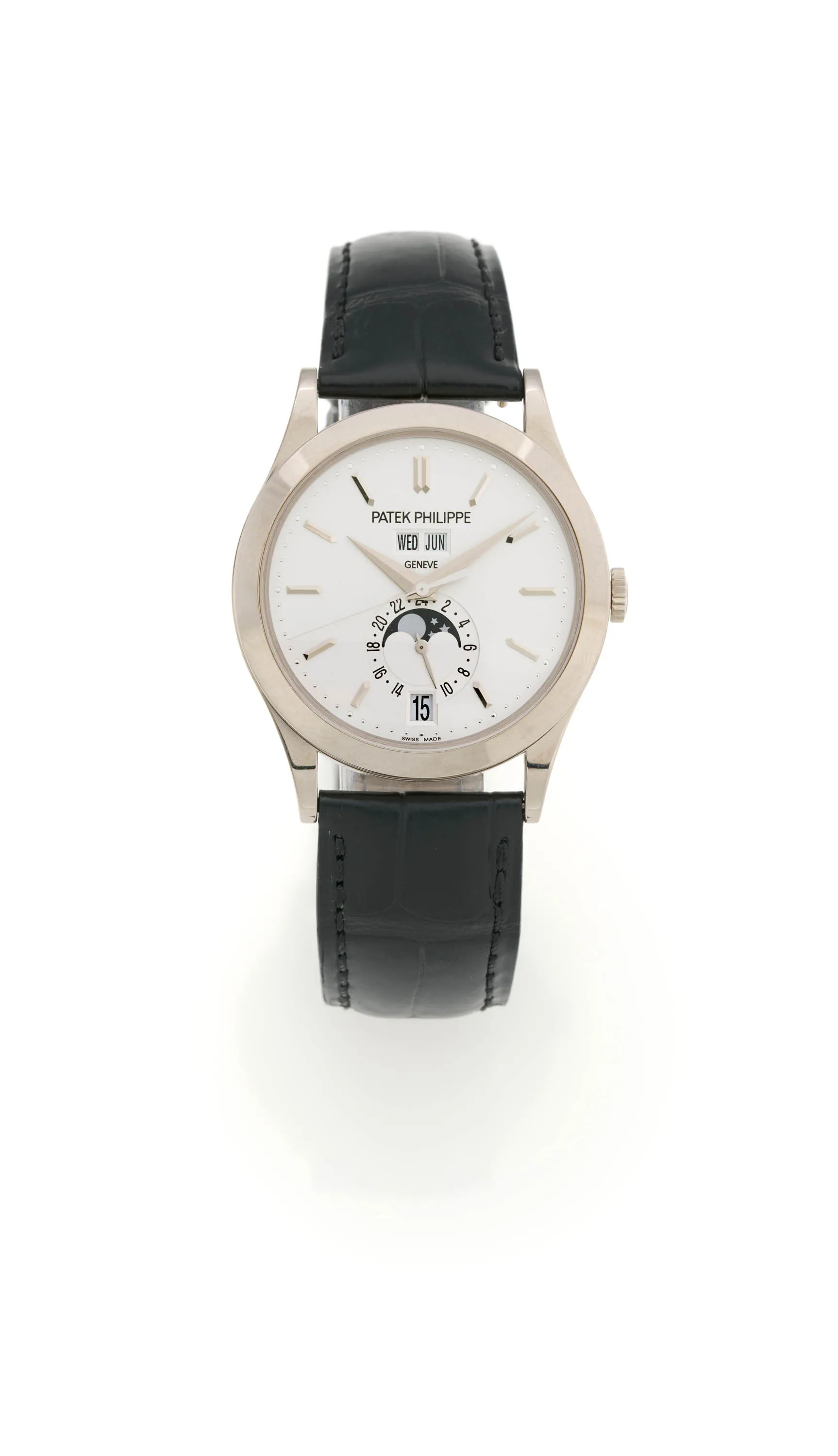 Patek Philippe Annual Calendar 5396 38mm White gold Silver