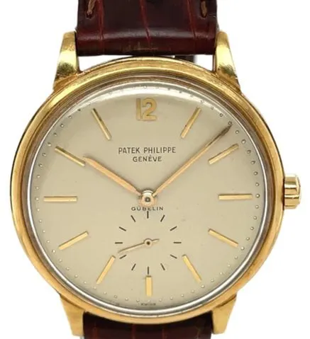 Patek Philippe Calatrava Patek 2584J 35mm Yellow gold Silver