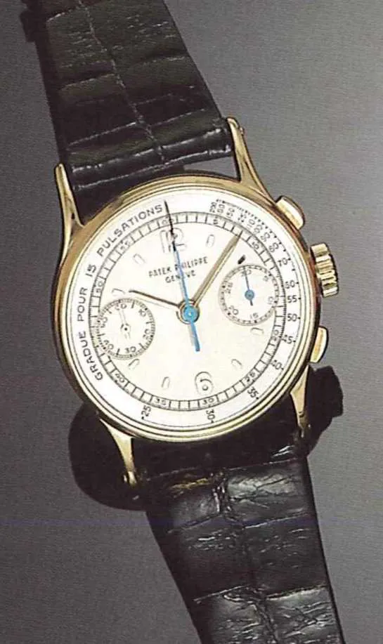 Patek Philippe Chronograph 130 33mm Yellow gold Silver