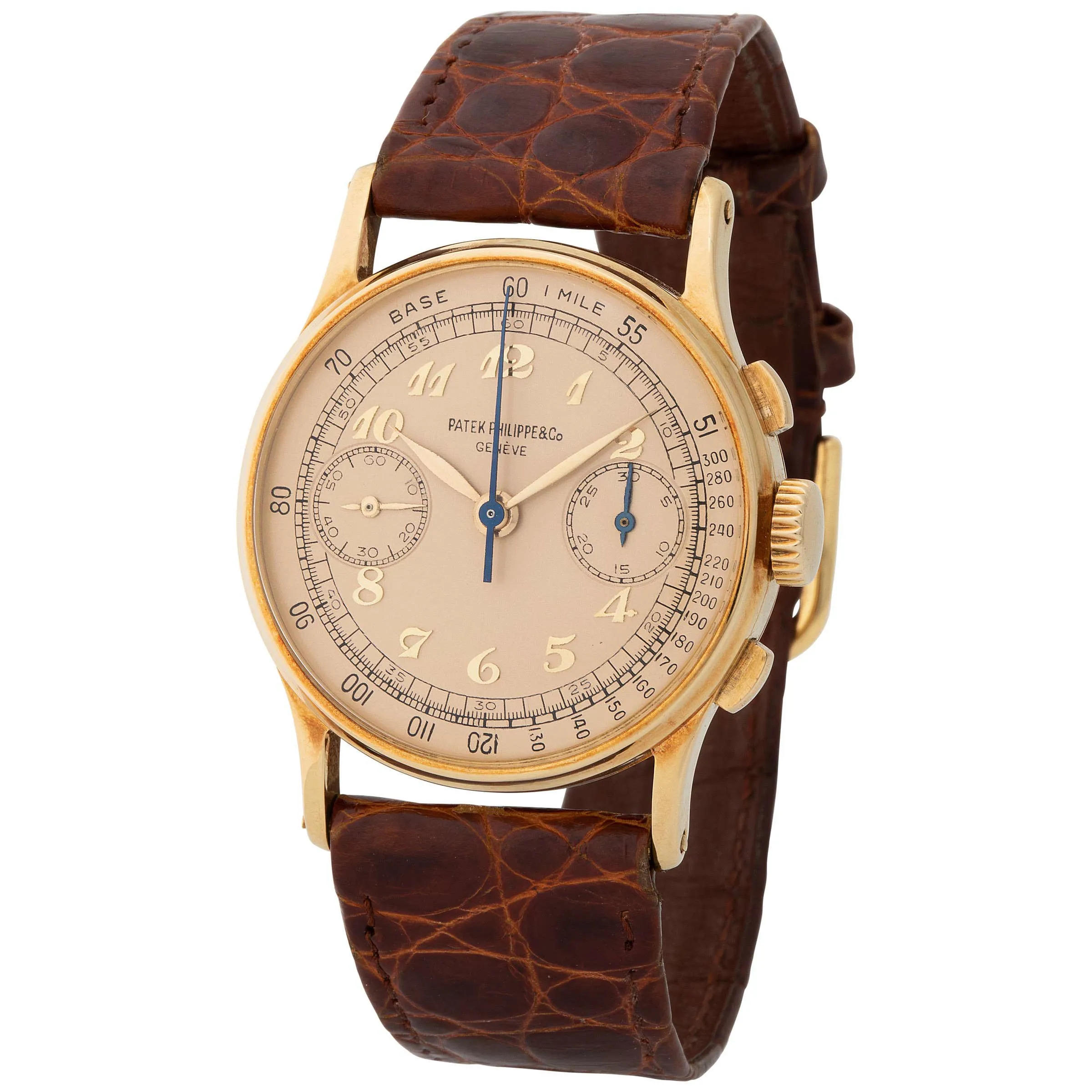 Patek Philippe Chronograph 130 33mm Yellow gold Champagne