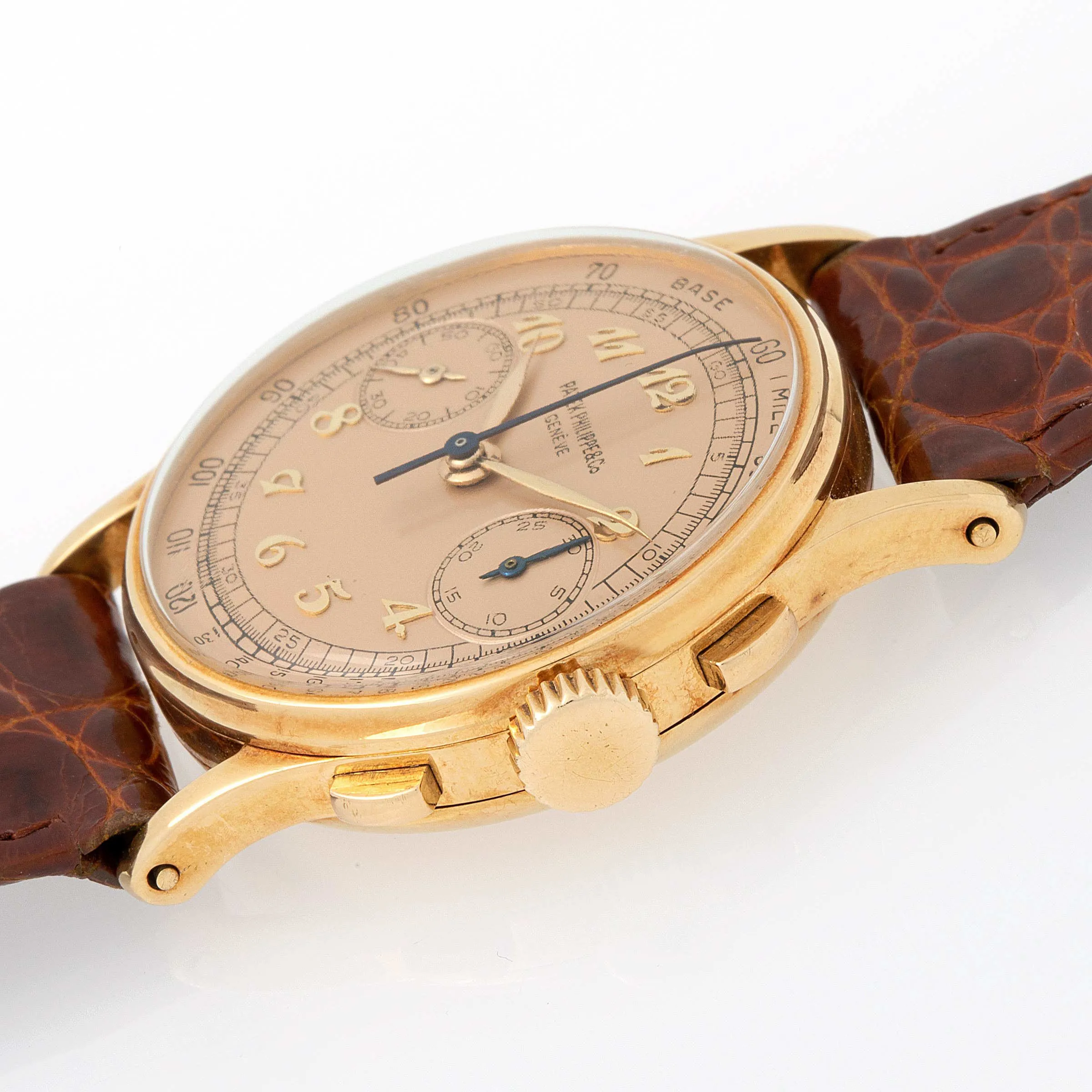 Patek Philippe Chronograph 130 33mm Yellow gold Champagne 1