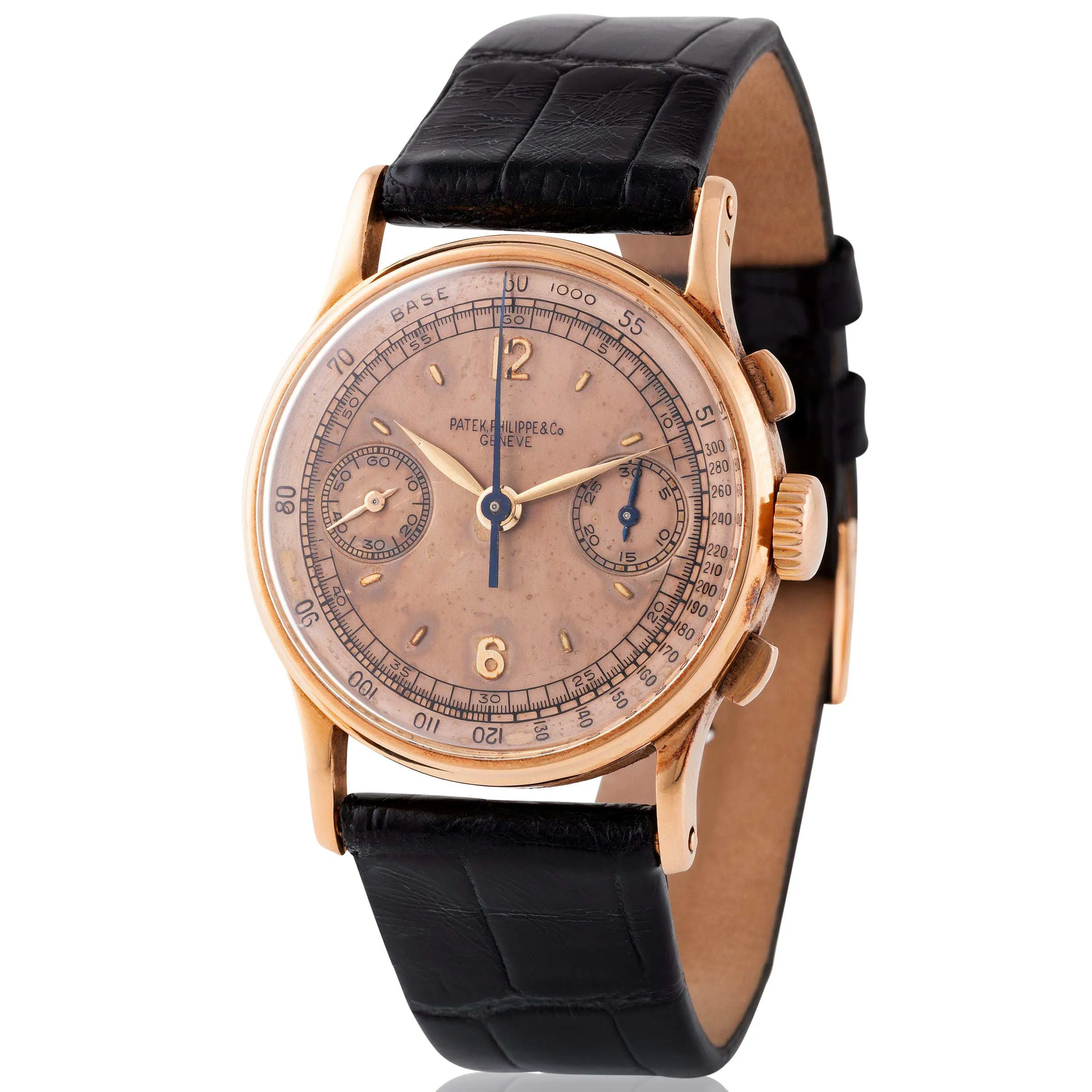 Patek Philippe Chronograph 130 33mm Yellow gold Pink