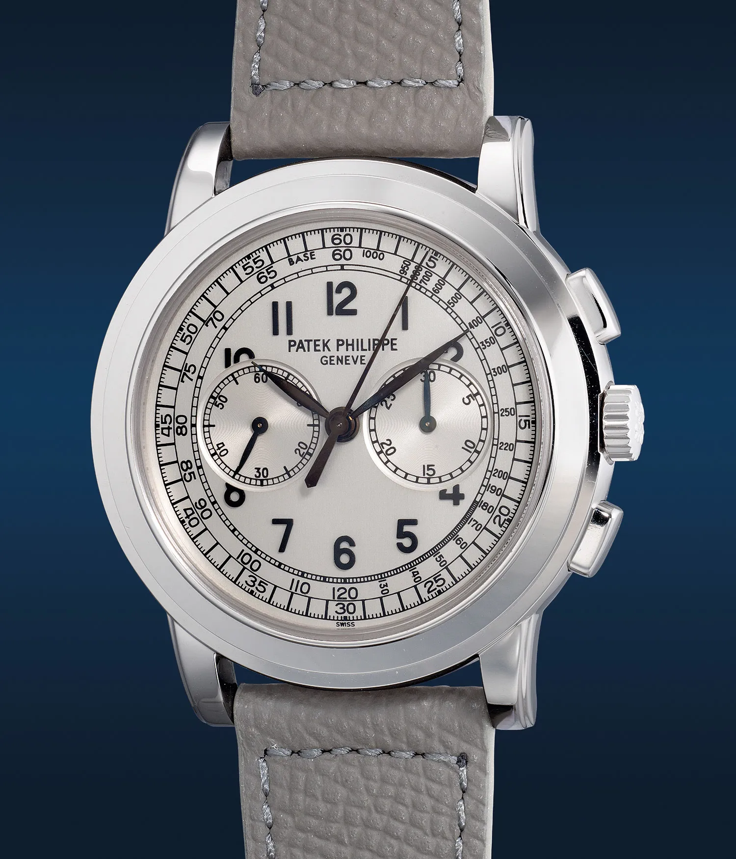 Patek Philippe Chronograph 5070G-001 42mm White gold Silver