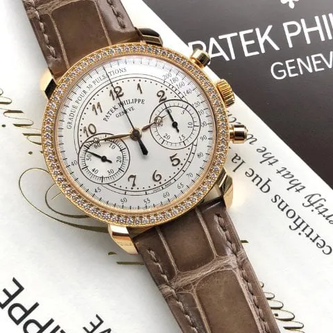 Patek Philippe Chronograph 7150/250R-001 38mm Rose gold White