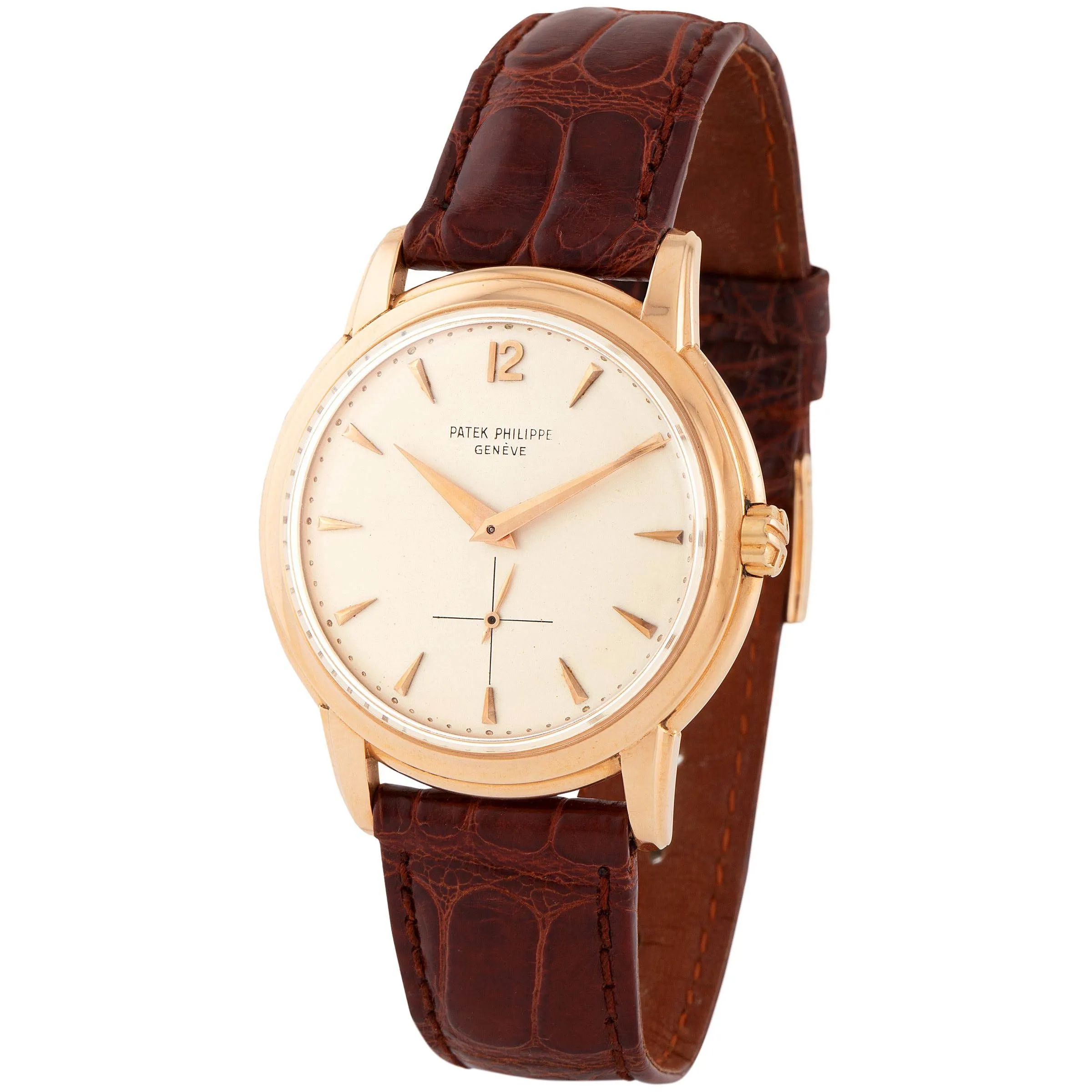 Patek Philippe Calatrava 2551 37mm Yellow gold Cream