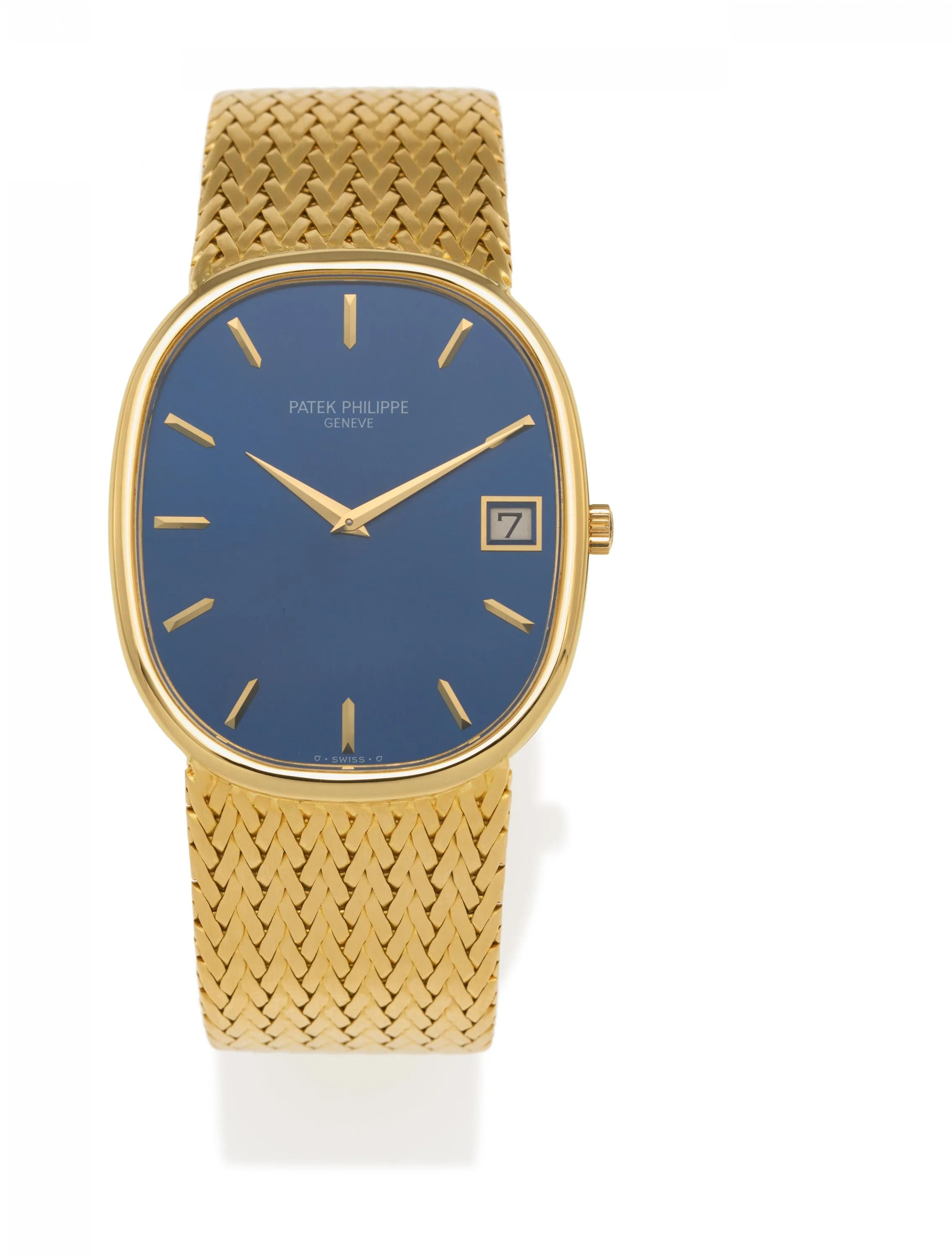 Patek Philippe Ellipse 3605/1 33mm Yellow gold Blue