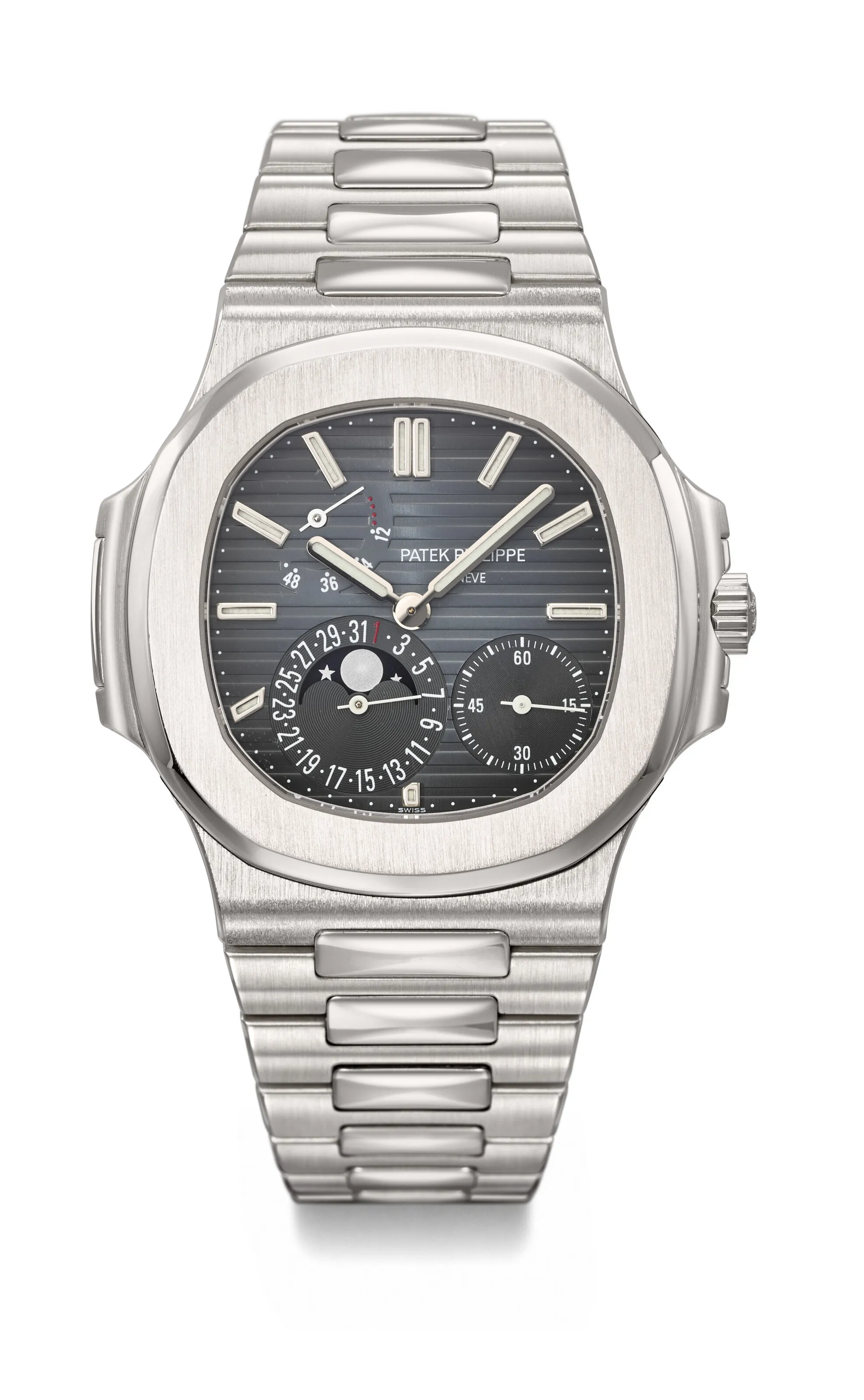 Patek Philippe Nautilus Moonphase 5712/1A-001 42mm Stainless steel Blue