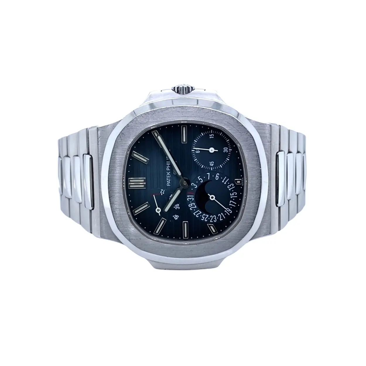 Patek Philippe Nautilus Moonphase 5712/1A-001 40mm Stainless steel Blue