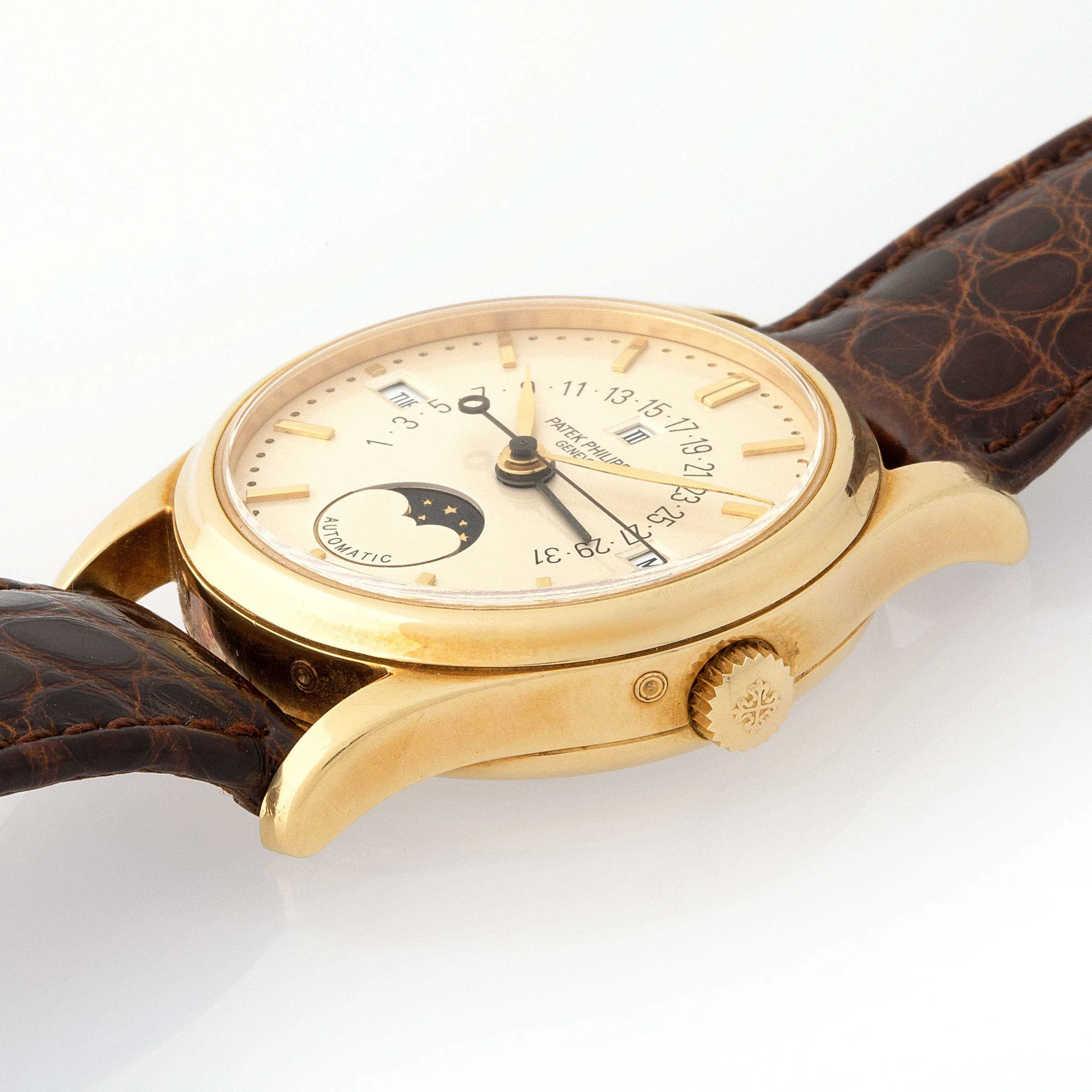 Patek Philippe Perpetual Calendar 5050J 35mm Yellow gold Silver 1