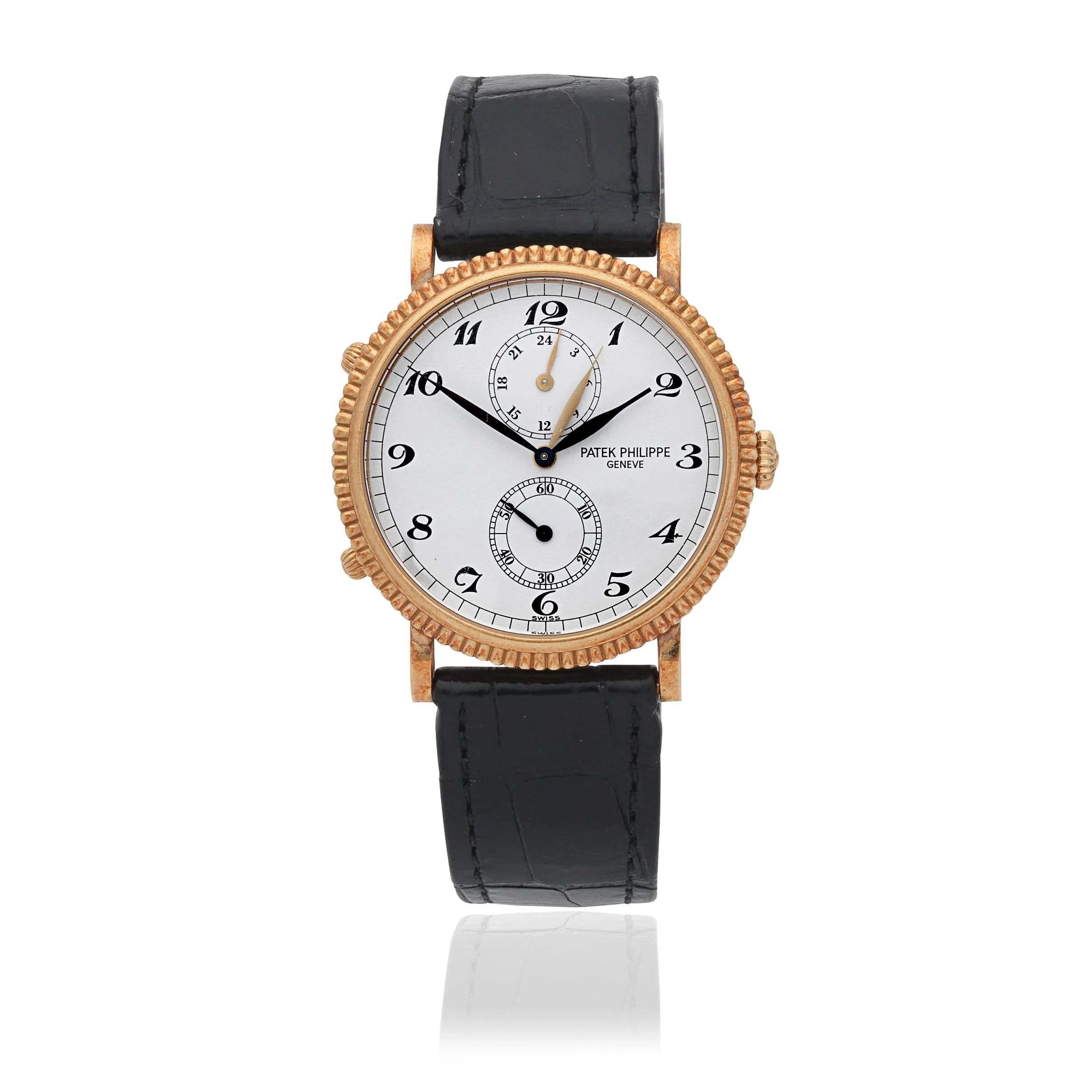 Patek Philippe Travel Time 5034J-010 34mm Yellow gold White