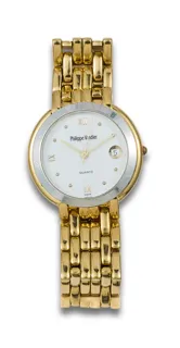 Philippe Watch 35mm Yellow gold White