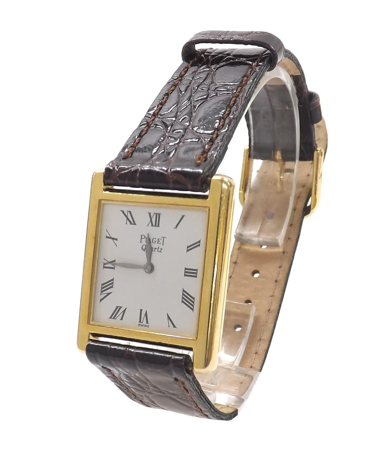 Piaget Tank 708O2 23mm Yellow gold White