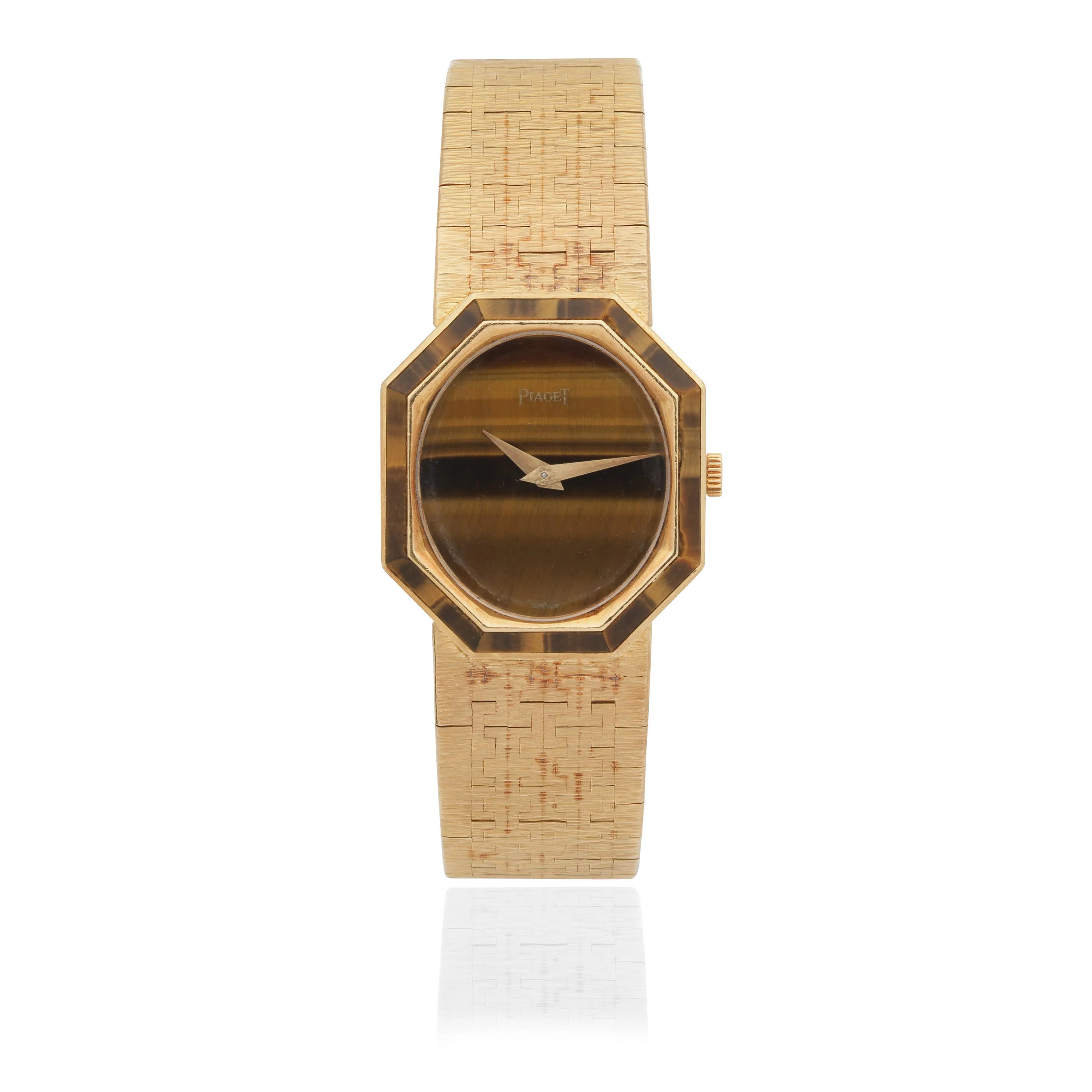 Piaget 9706 A6 23mm Yellow gold Eye of tiger