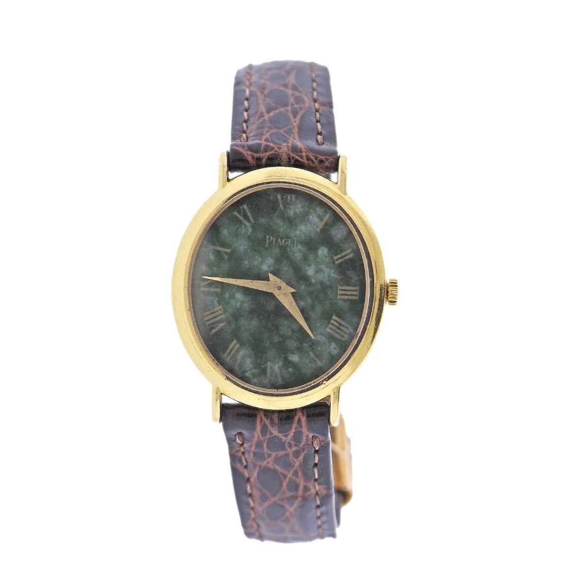 Piaget 9822 24mm Yellow gold Jade