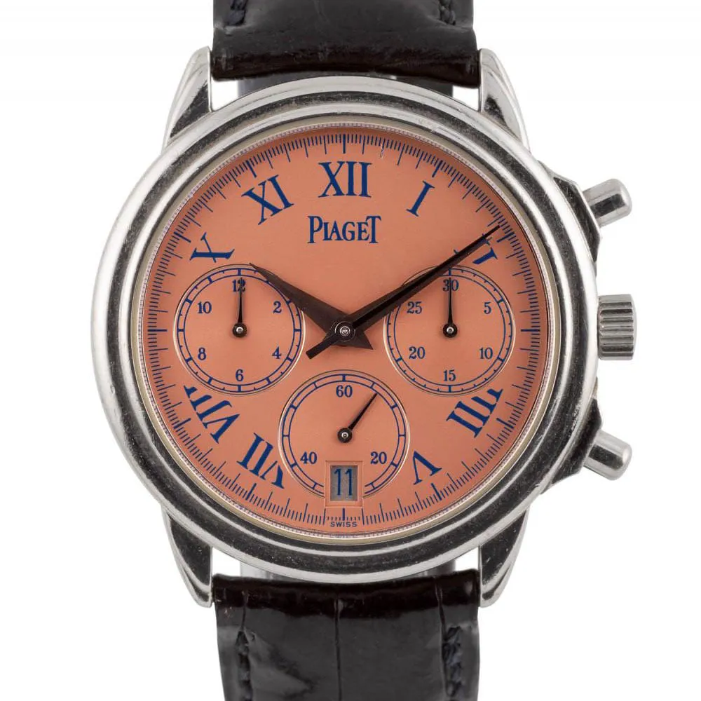 Piaget Gouverneur 12978 35mm White gold Red