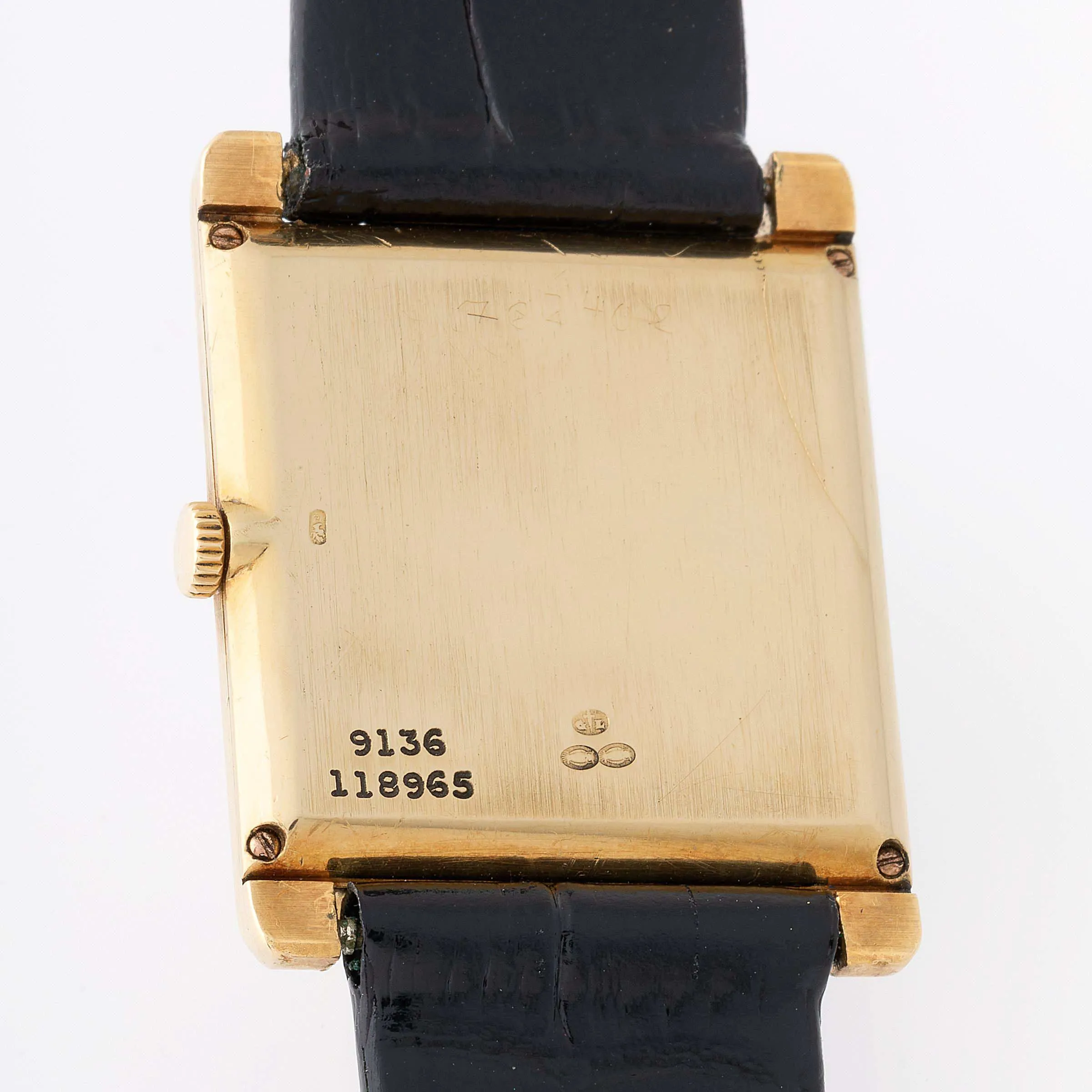 Piaget Tank 9136 22mm Yellow gold Champagne 3