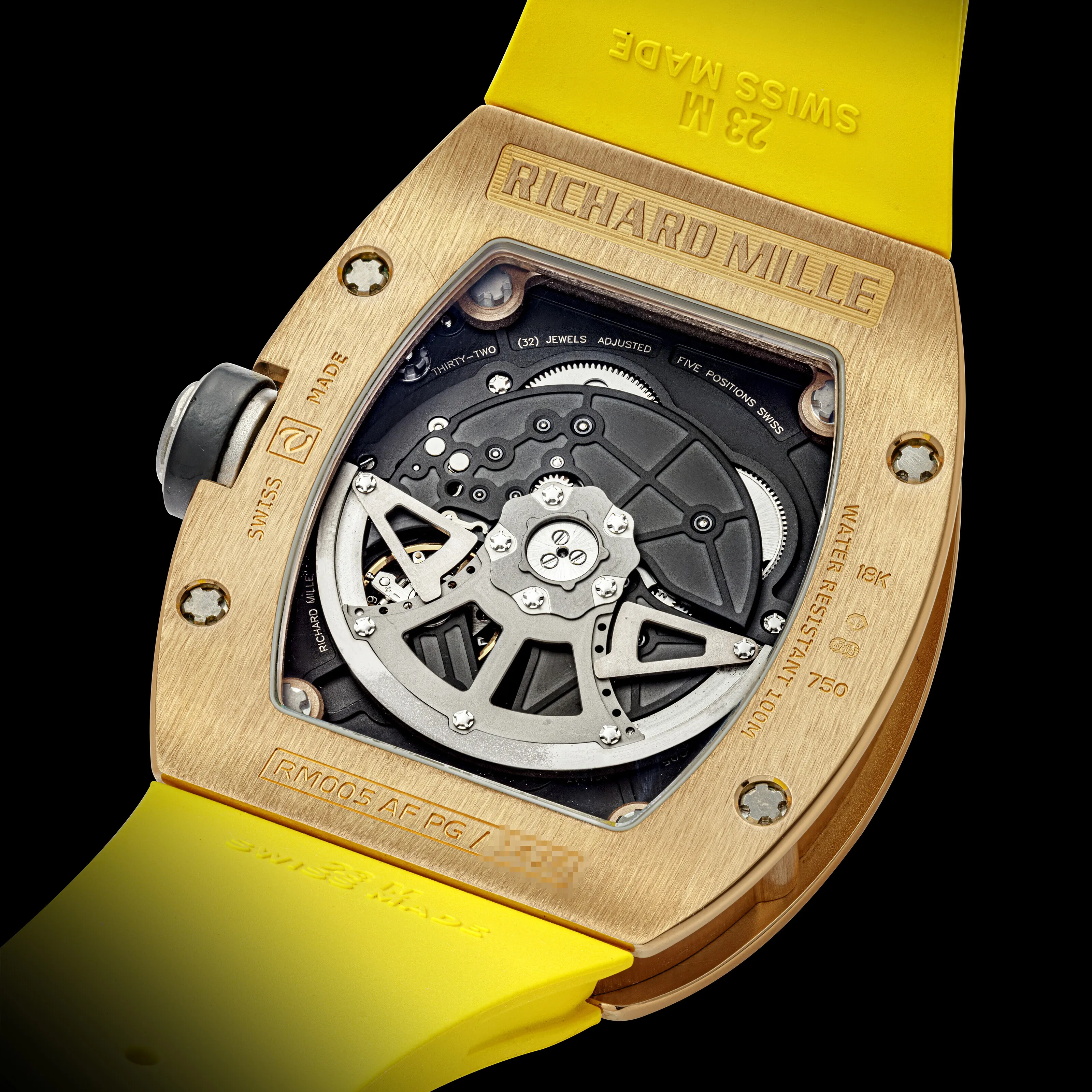 Richard Mille RM 005 RM 005 39mm Rose gold Semi-skeletonized 1