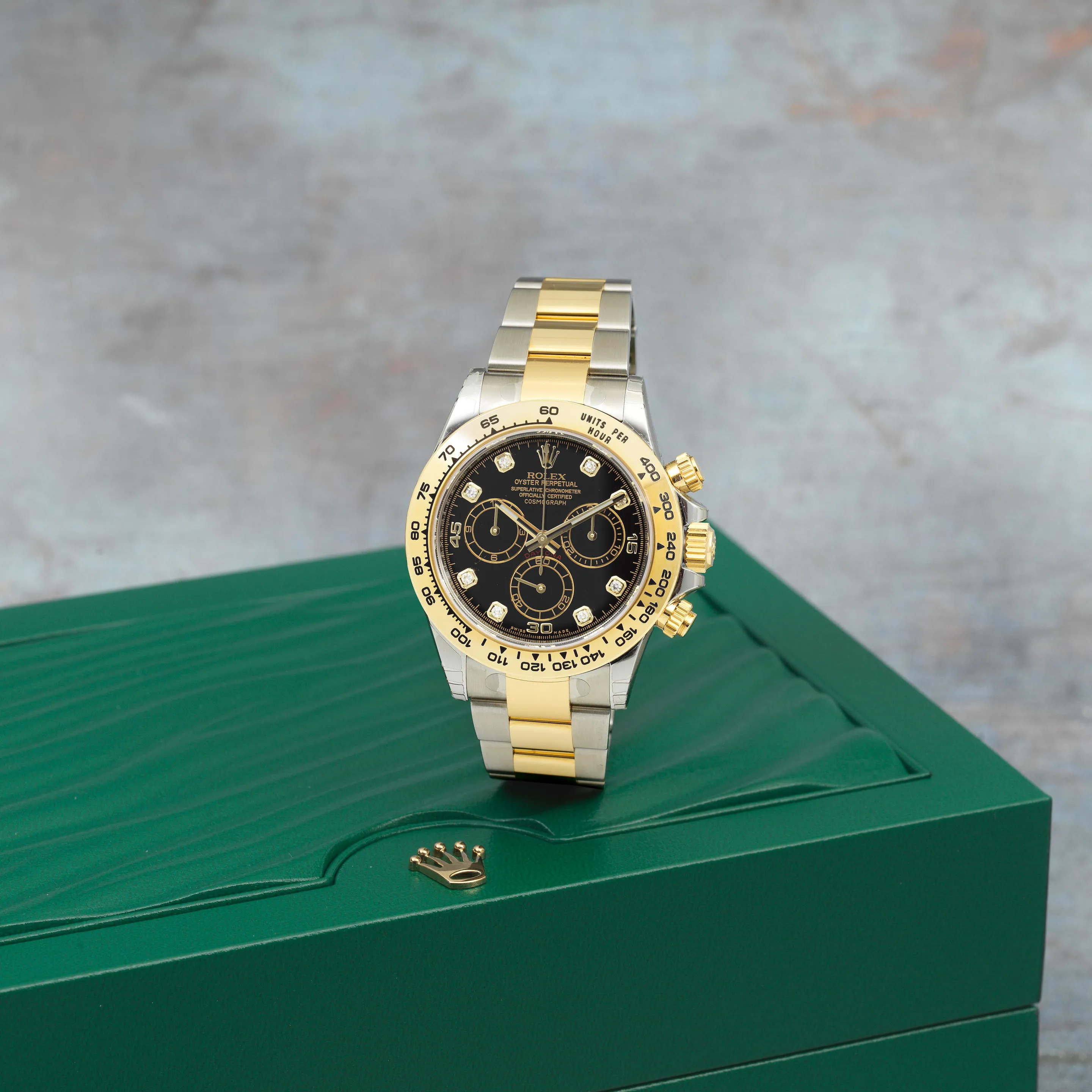 Rolex Daytona 116503 39mm Yellow gold and stainless steel Black